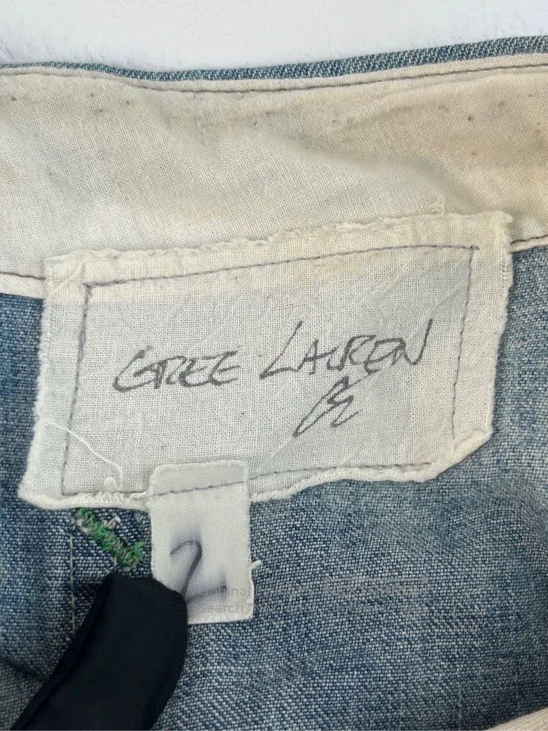 Greg Lauren Greg Lauren size M Military fabric patchwork denim pants Size US 27 - 3 Thumbnail