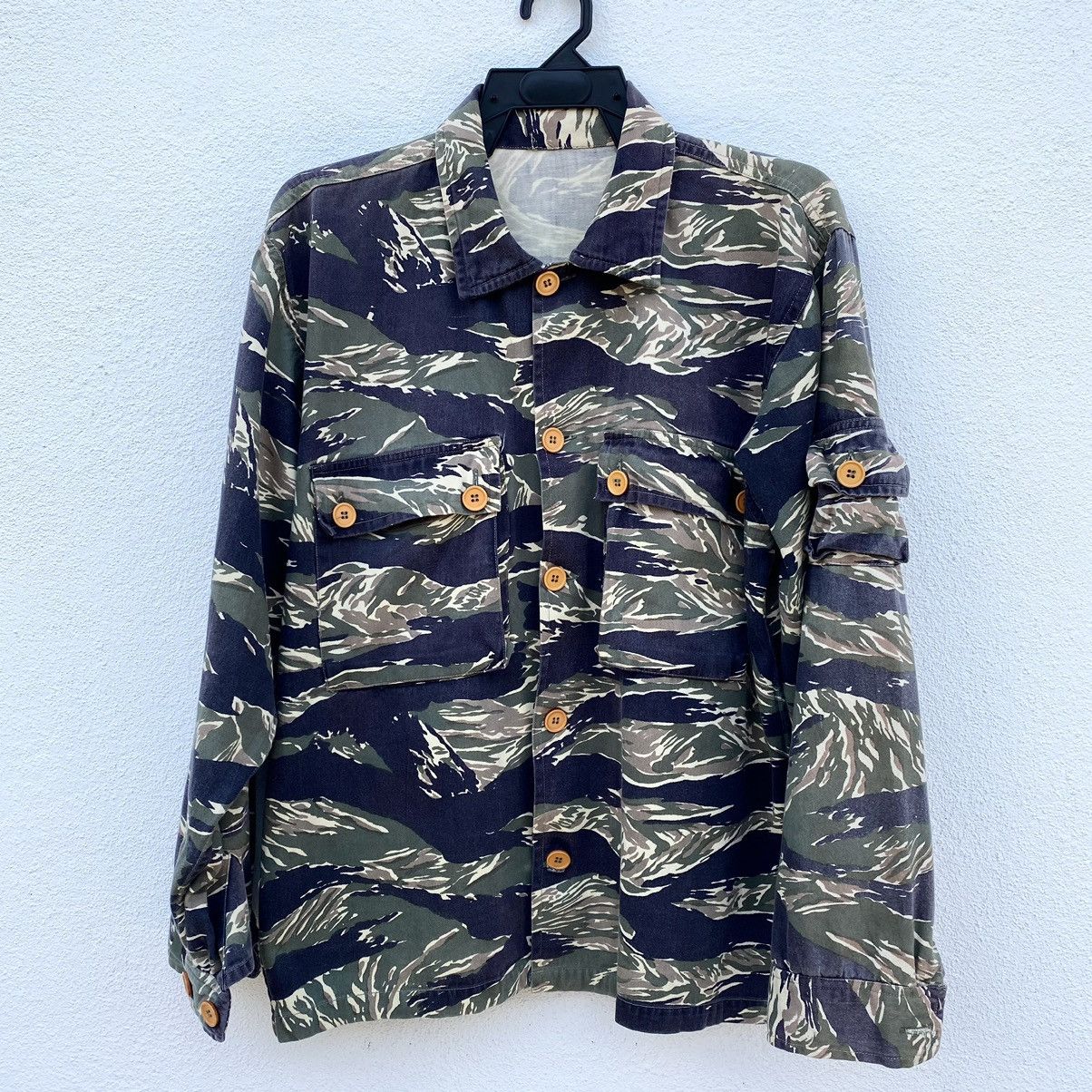 Other US ARMY 'Tiger Stripes Camouflage' Nam-War Jacket 80s USA Size US L / EU 52-54 / 3 - 2 Thumbnail