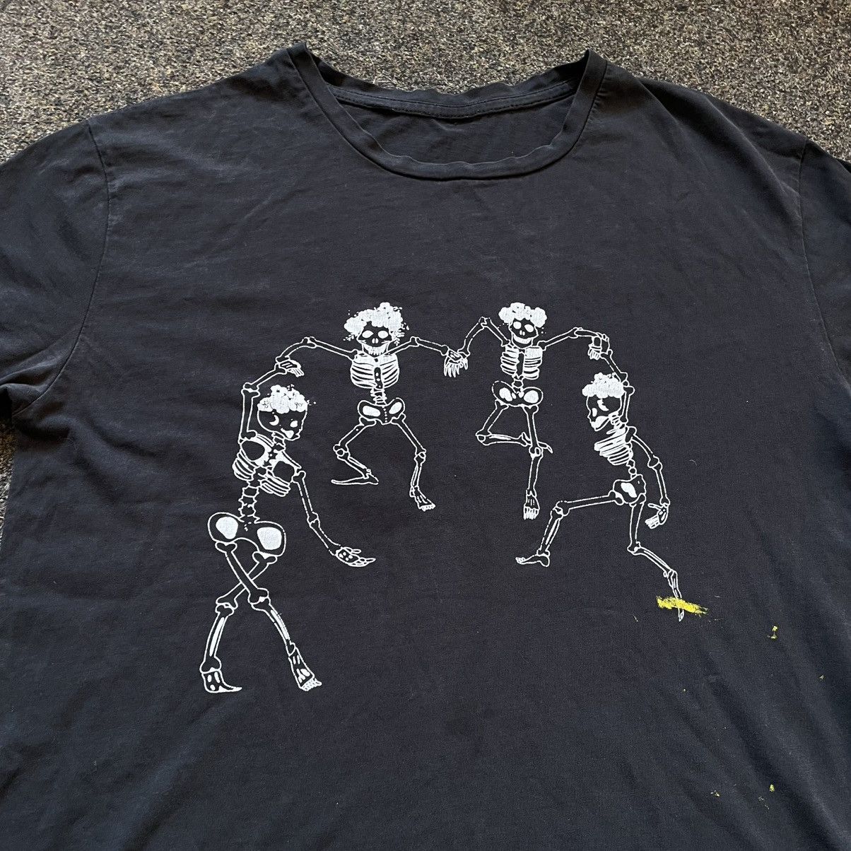 Vintage Vintage 90s Skeleton Graphic Tee Horror Grunge Dark Aestheti Size US M / EU 48-50 / 2 - 3 Thumbnail