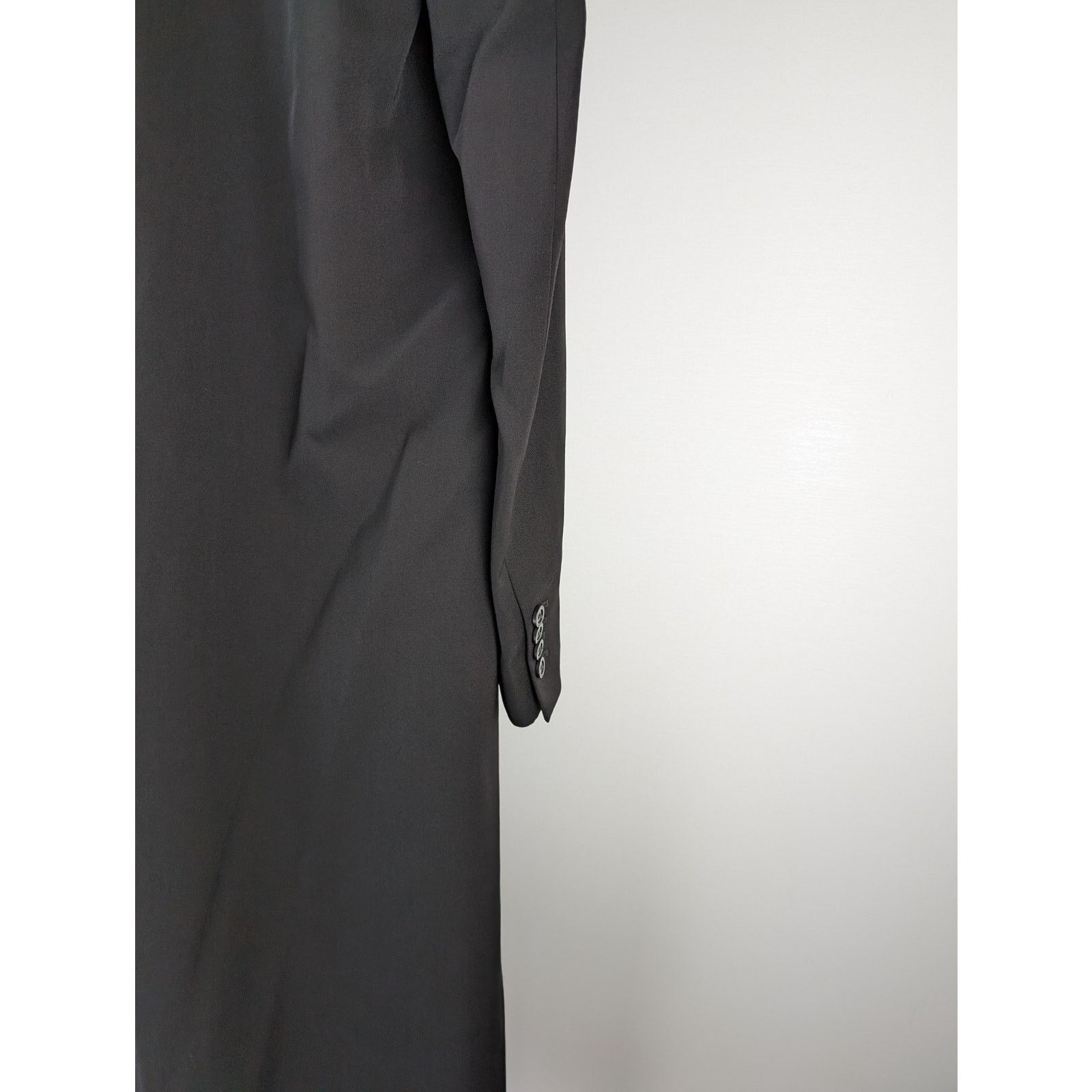 Balenciaga o1rshd1 Barathea Coat in Black Size US M / EU 48-50 / 2 - 13 Thumbnail