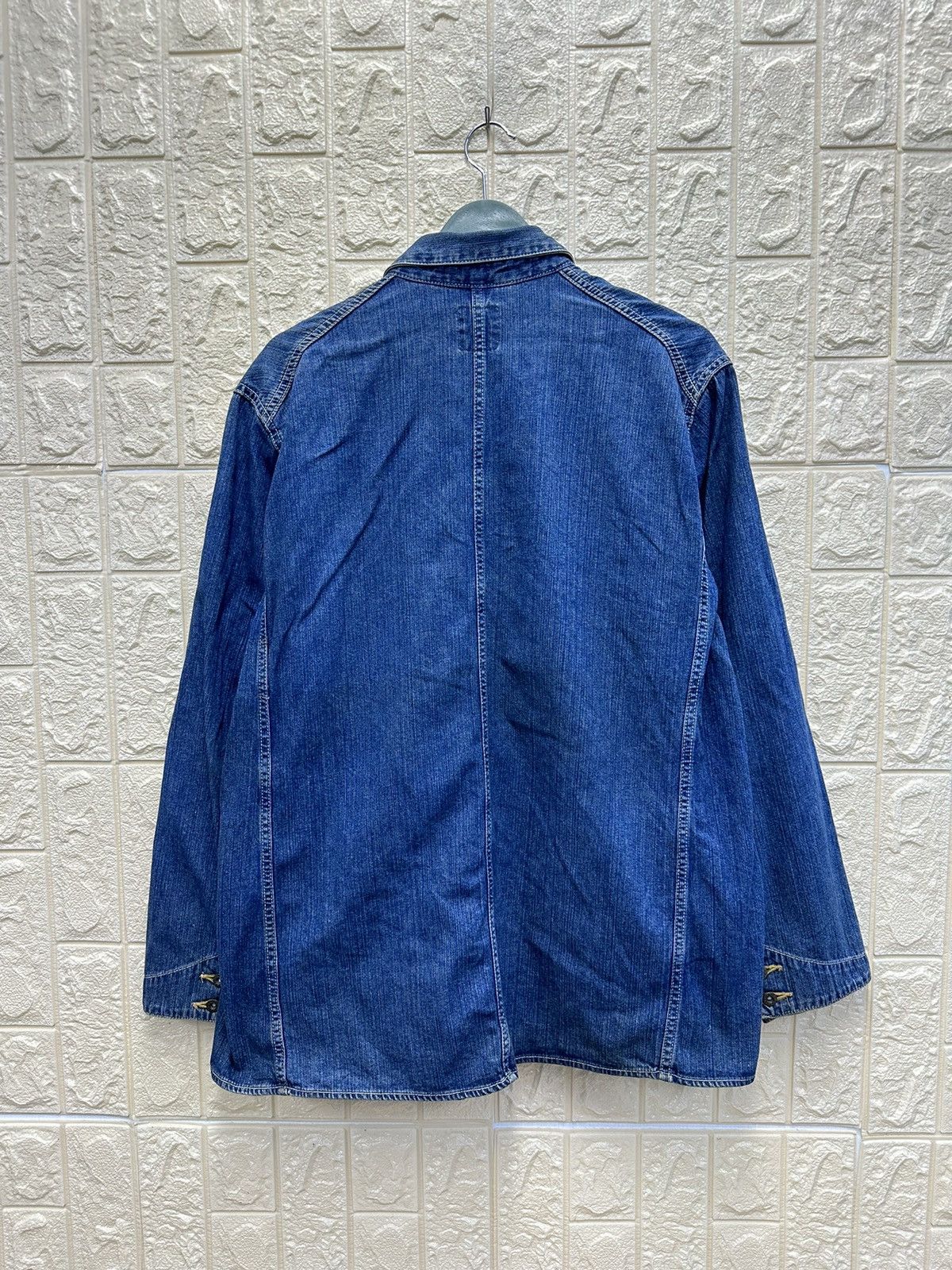 Edwin Vintage Edwin Overworks Factory Denim Jacket MJ84 Size US L / EU 52-54 / 3 - 3 Thumbnail