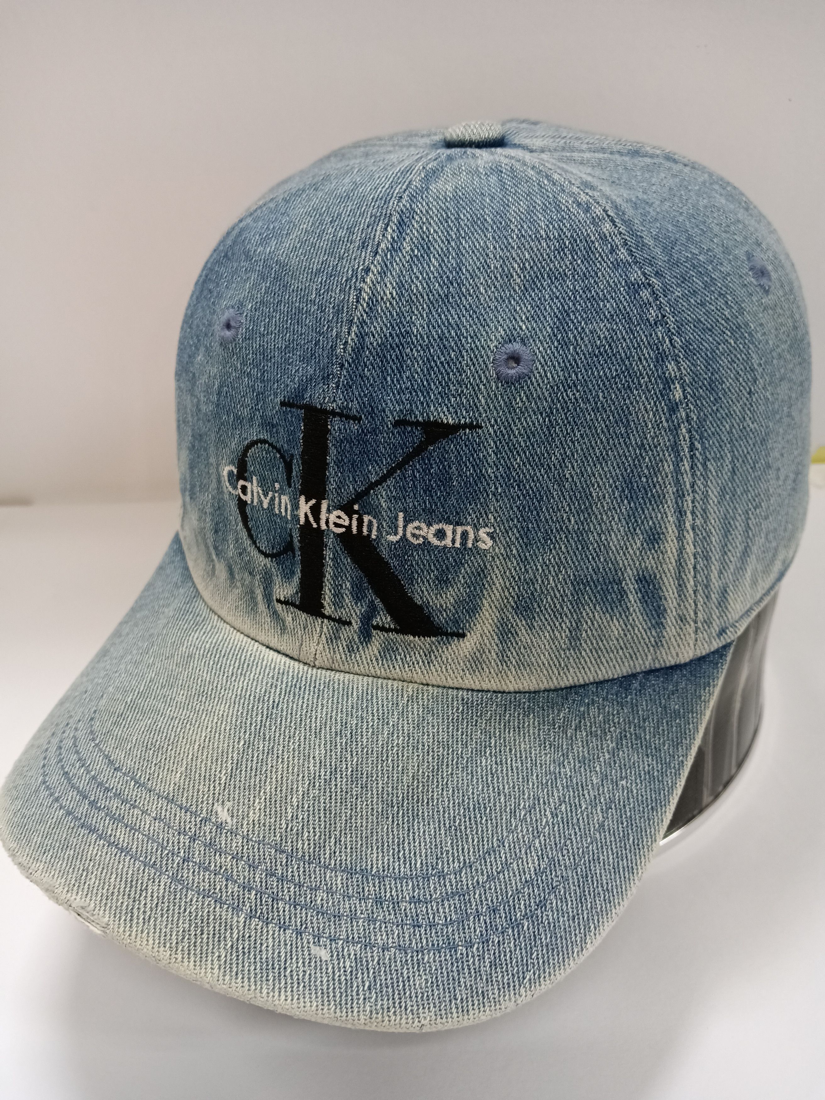 Calvin Klein × Vintage calvin klein blue classics denim cap Size ONE SIZE - 1 Thumbnail