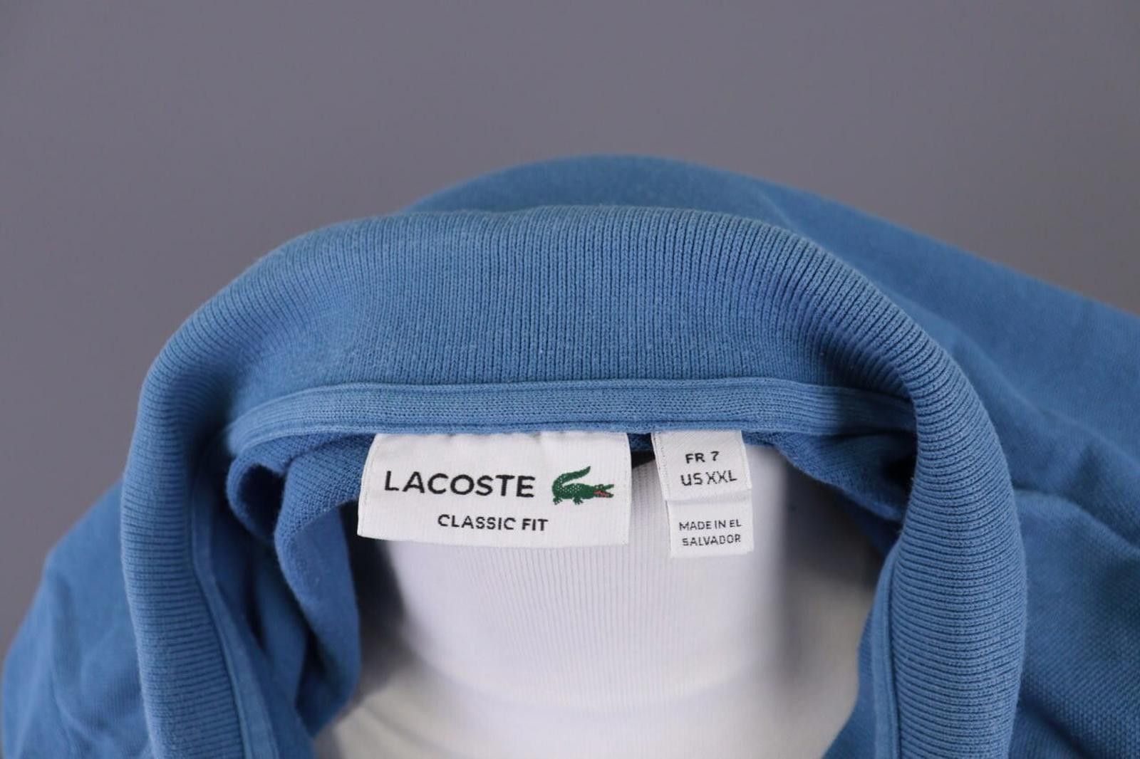 Lacoste Lacoste Classic Fit Blue Polo Shirt Size FR 7 / US XXL Size US XXL / EU 58 / 5 - 10 Thumbnail