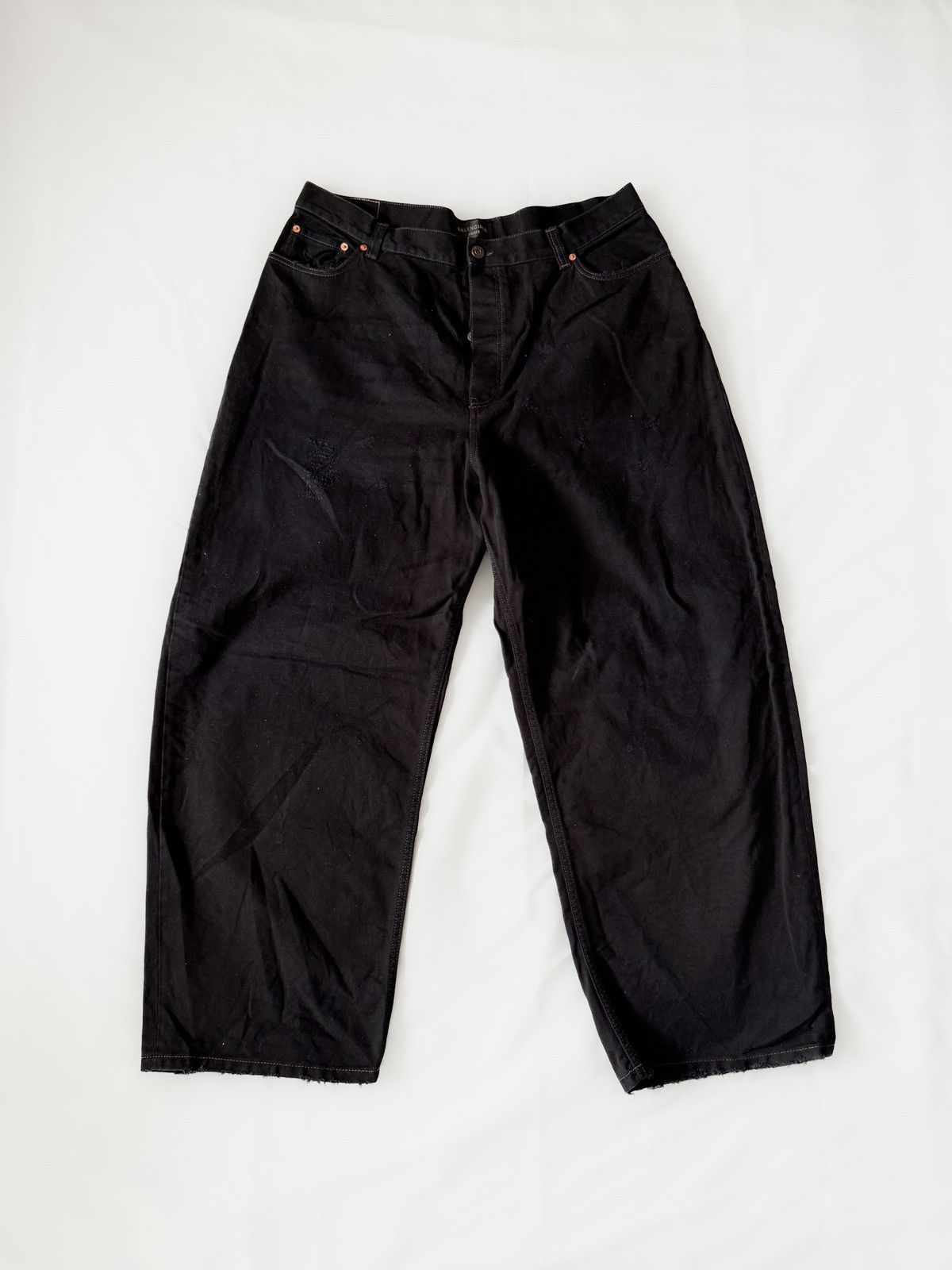 Large Baggy Black Jeans Demna 2022