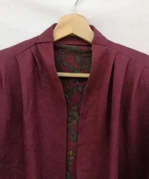 Japanese Brand Vintage Marseille Elegant Fashion Wool cape shawls Size ONE SIZE - 9 Thumbnail