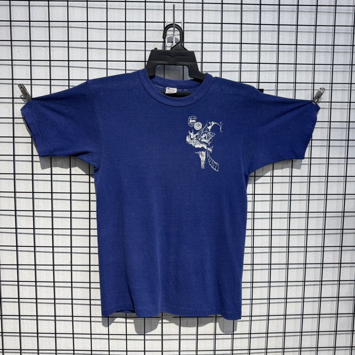 Other VINTAGE CHAMPION Made In USA Single stich T-Shirt Size US S / EU 44-46 / 1 - 2 Thumbnail