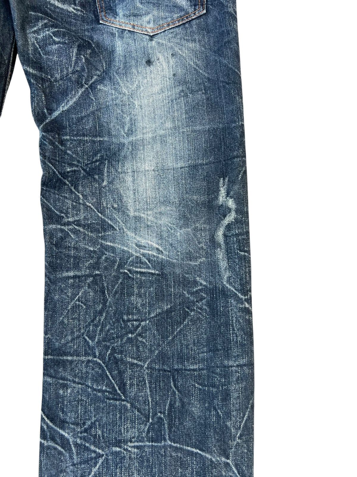 14th Addiction Double Waist Nylaus Clothing Dirty Mud Discharge Denim Jeans Size US 30 / EU 46 - 19 Thumbnail
