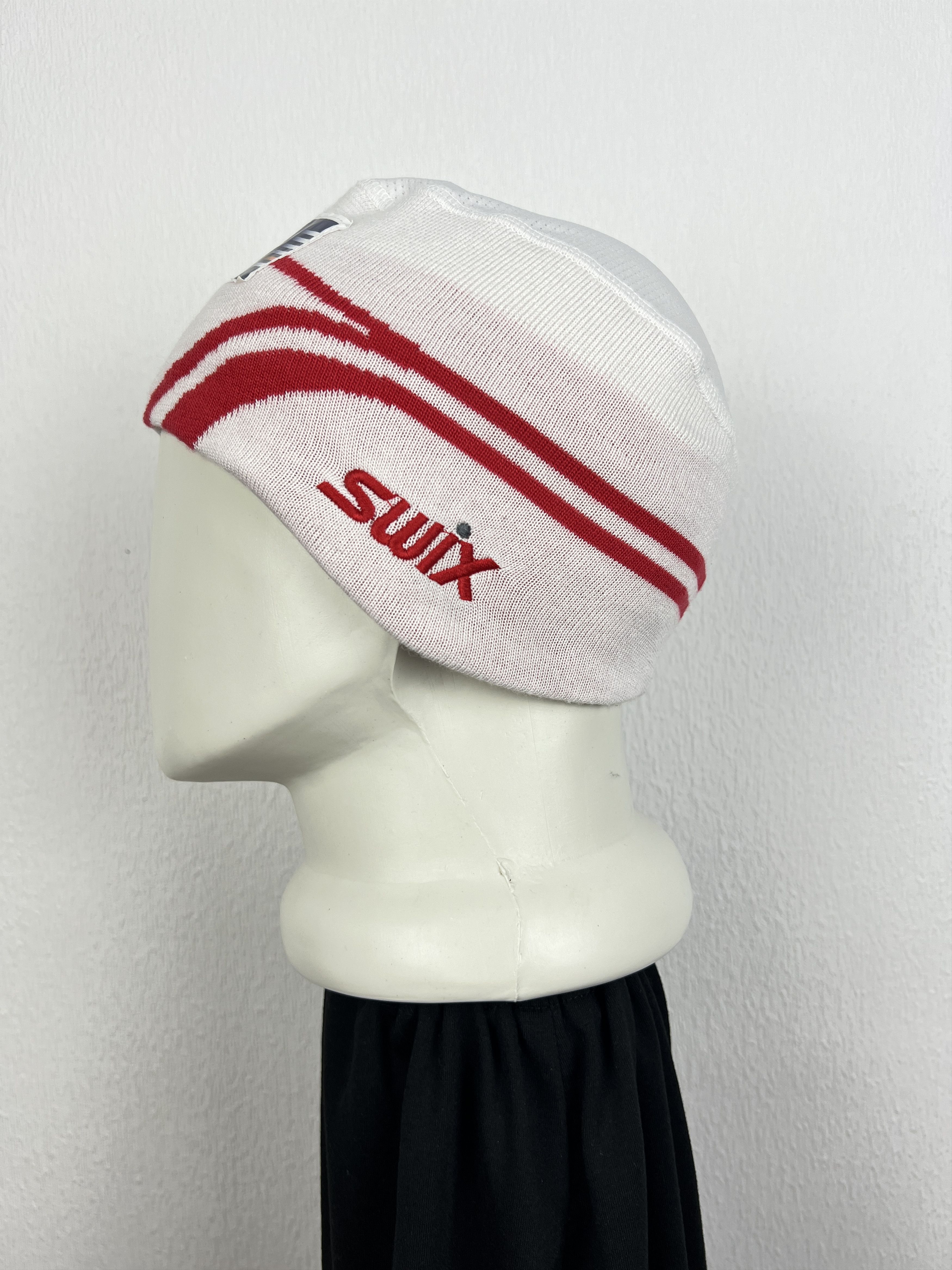 Vintage Swix Beanie Hat Ski Cap Biathlon Lined Norway Flag Sport Size ONE SIZE - 4 Thumbnail