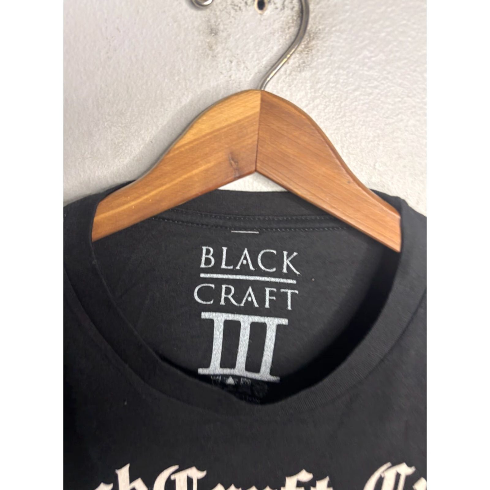 Vintage Black Craft Cult Graphic Tee T-Shirt XL Black Gothic Horror Punk Grunge Short Sleeve Crew Neck Mens 10/10 NWOT 6300 Size US XL / EU 56 / 4 - 3 Thumbnail