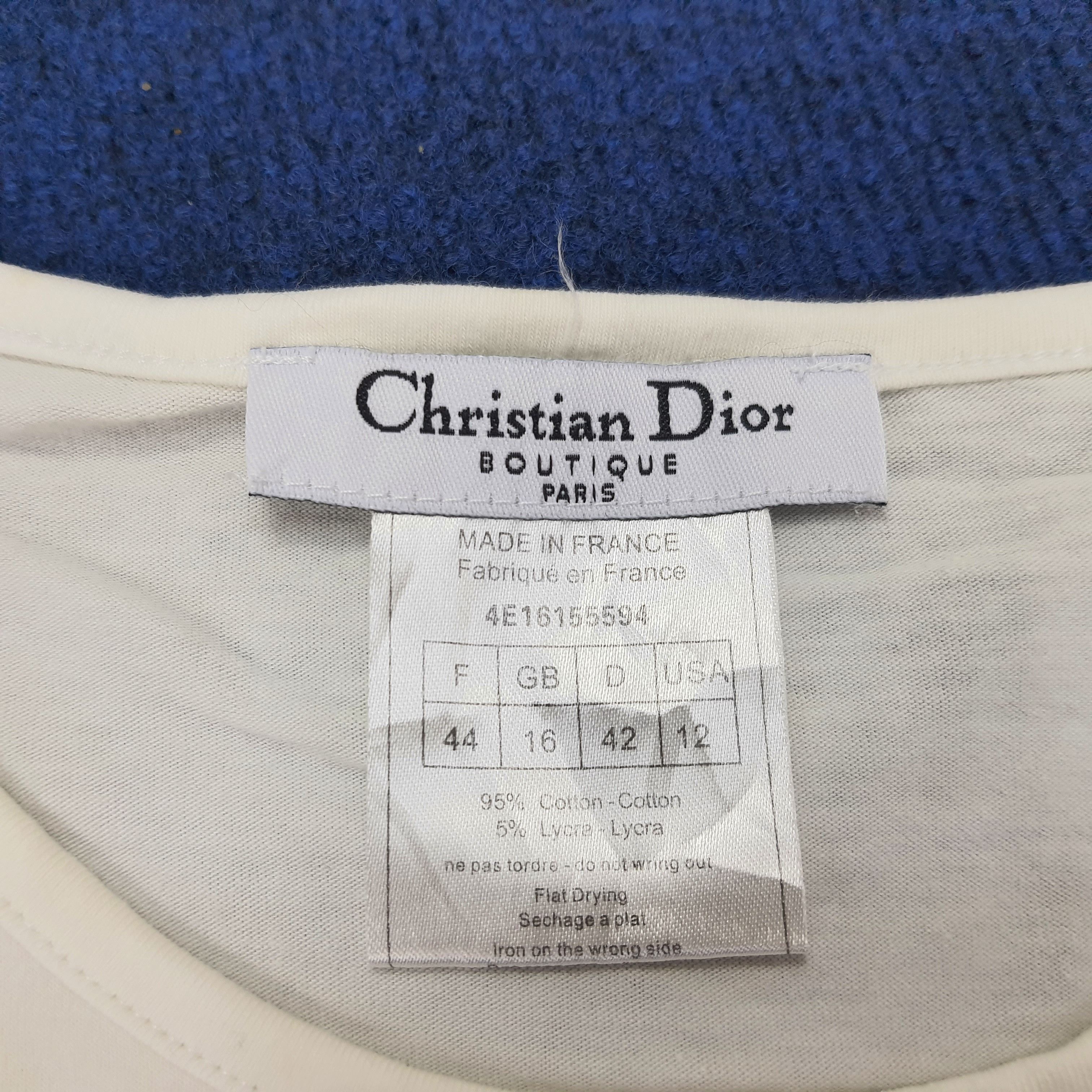 Christian Dior Monsieur × Designer × Vintage Vintage Christian Dior Italian Designer T-shirt Size S / US 4 / IT 40 - 5 Thumbnail