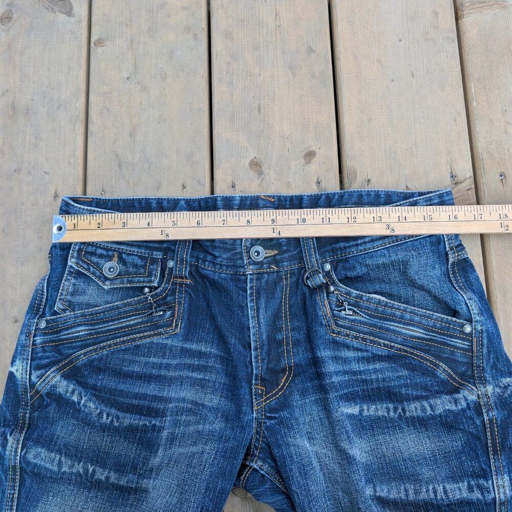 Nicole Club Nicole Club Jeans Men's Blue Denim Distressed Straight Leg Size US 32 / EU 48 - 6 Thumbnail