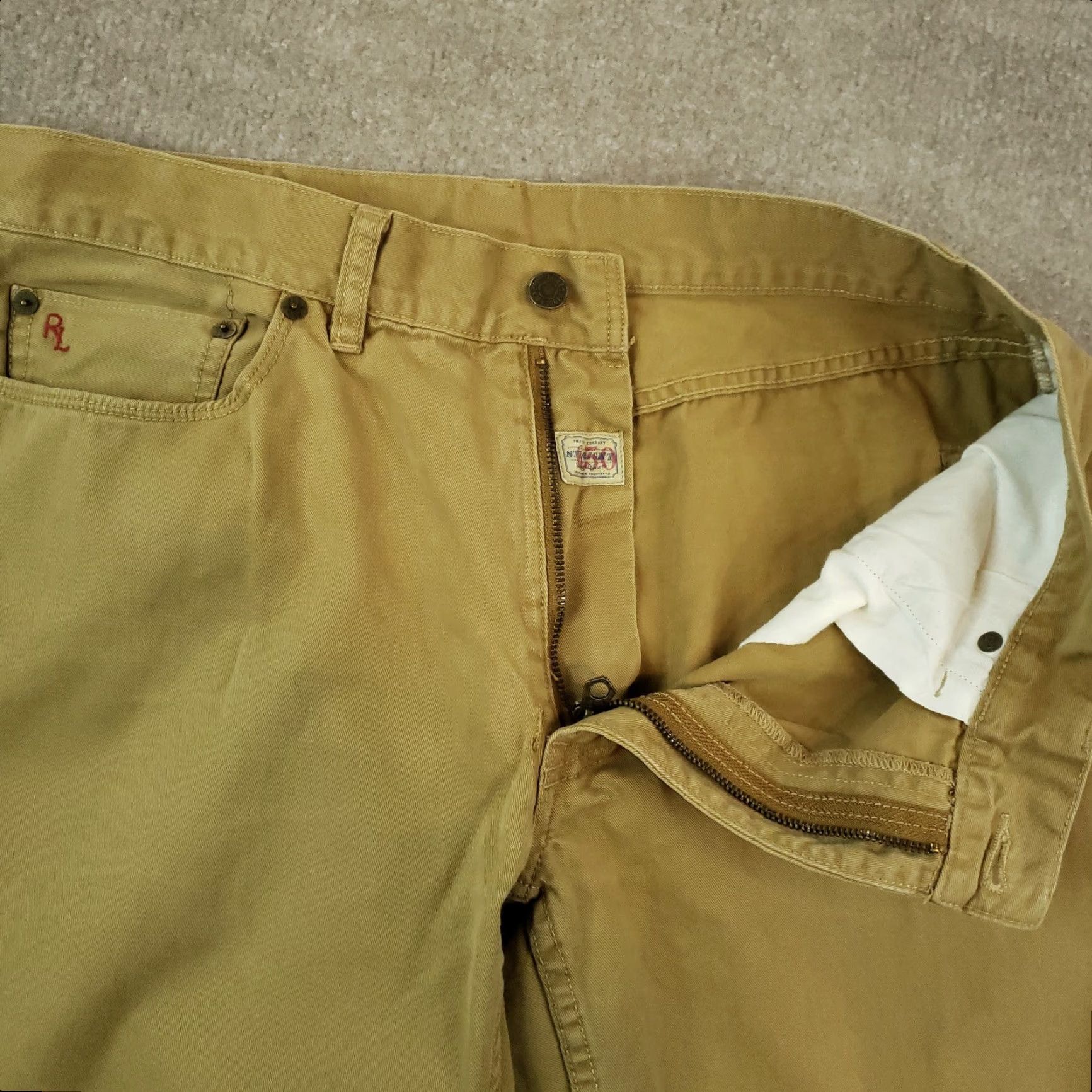 Polo Ralph Lauren Polo Ralph Lauren Pants Mens 34x29 Brown Chino Straight Leg Classic Fit Casual Size US S / EU 44-46 / 1 - 6 Thumbnail