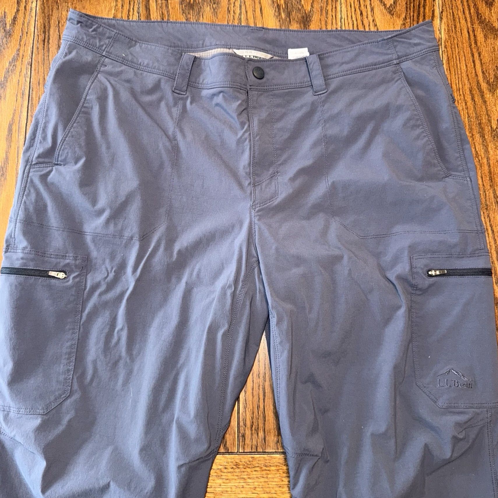 Vintage LL Bean Pants Mens 40x23 Blue Cresta Hiking Standard Fit Fleece Lined 508240 Size US 40 / EU 56 - 4 Thumbnail