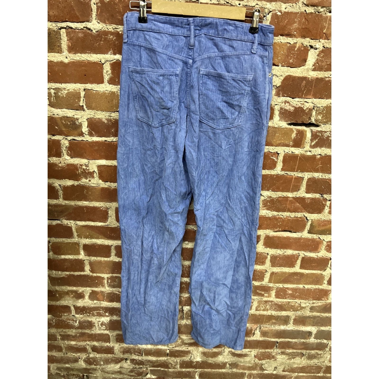 Zara Zara Womens Purple Corduroy Pants Flared Bottom Size 8 Size 30" / US 8 / IT 44 - 2 Thumbnail