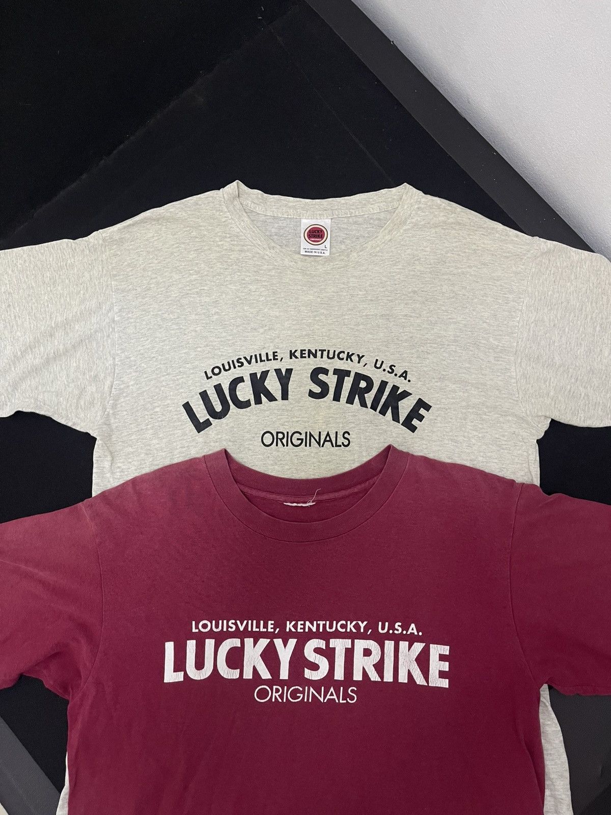 Vintage COMBO DEALS - Vintage Lucky Strike USA Single Stitching Size US L / EU 52-54 / 3 - 1 Thumbnail