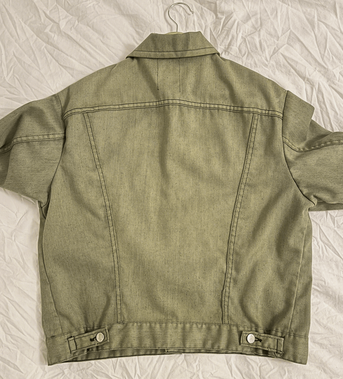 Wrangler Khaki Green Wrangler 1960s army denim jacket Size US M / EU 48-50 / 2 - 3 Thumbnail