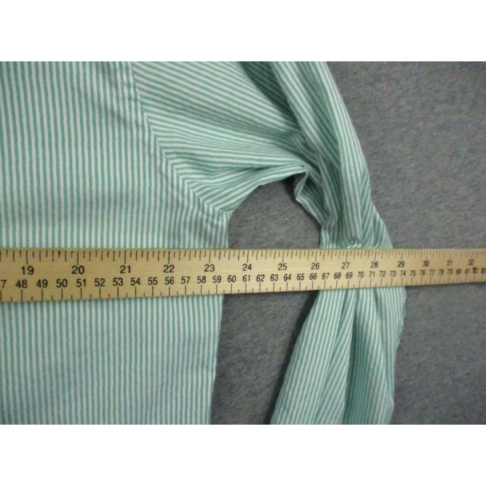 Vintage Salmon Cove Shirt Large Men's Long Sleeve Green White Stripe Button-Up Casual Shirt Size US L / EU 52-54 / 3 - 7 Thumbnail
