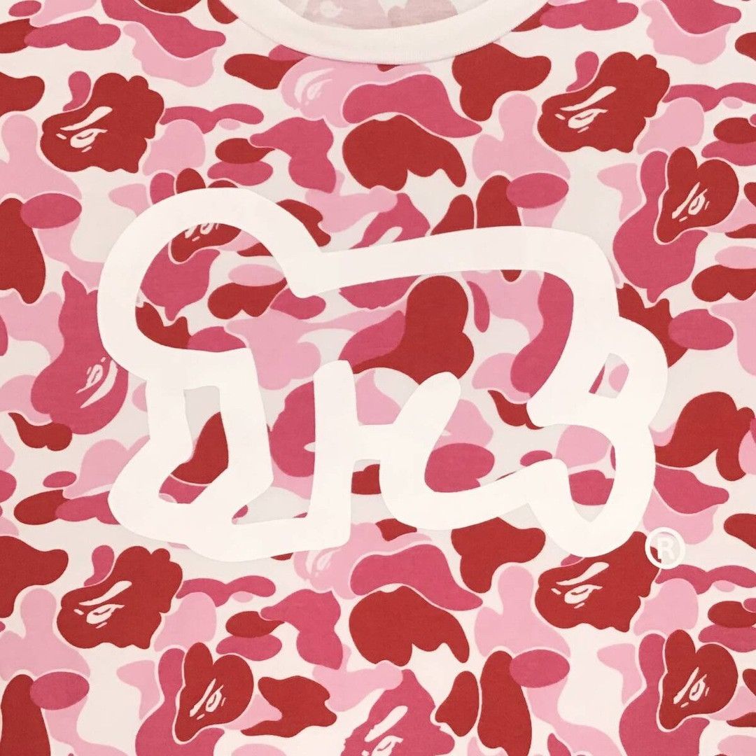 [BAPE×Keith Haring] ABC Tee BAPE x Keith Haring Foundation ABC Camo Tee T Shirt Sz M