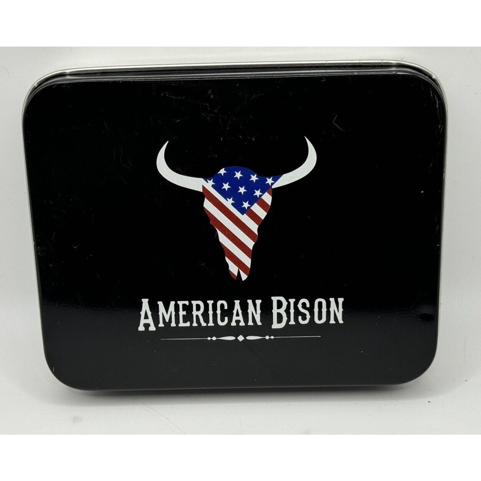The Unbranded Brand AMERICAN BISON GENUINE LEATHER BROWN MENS WALLET Tin Box NEW Size ONE SIZE - 6 Thumbnail