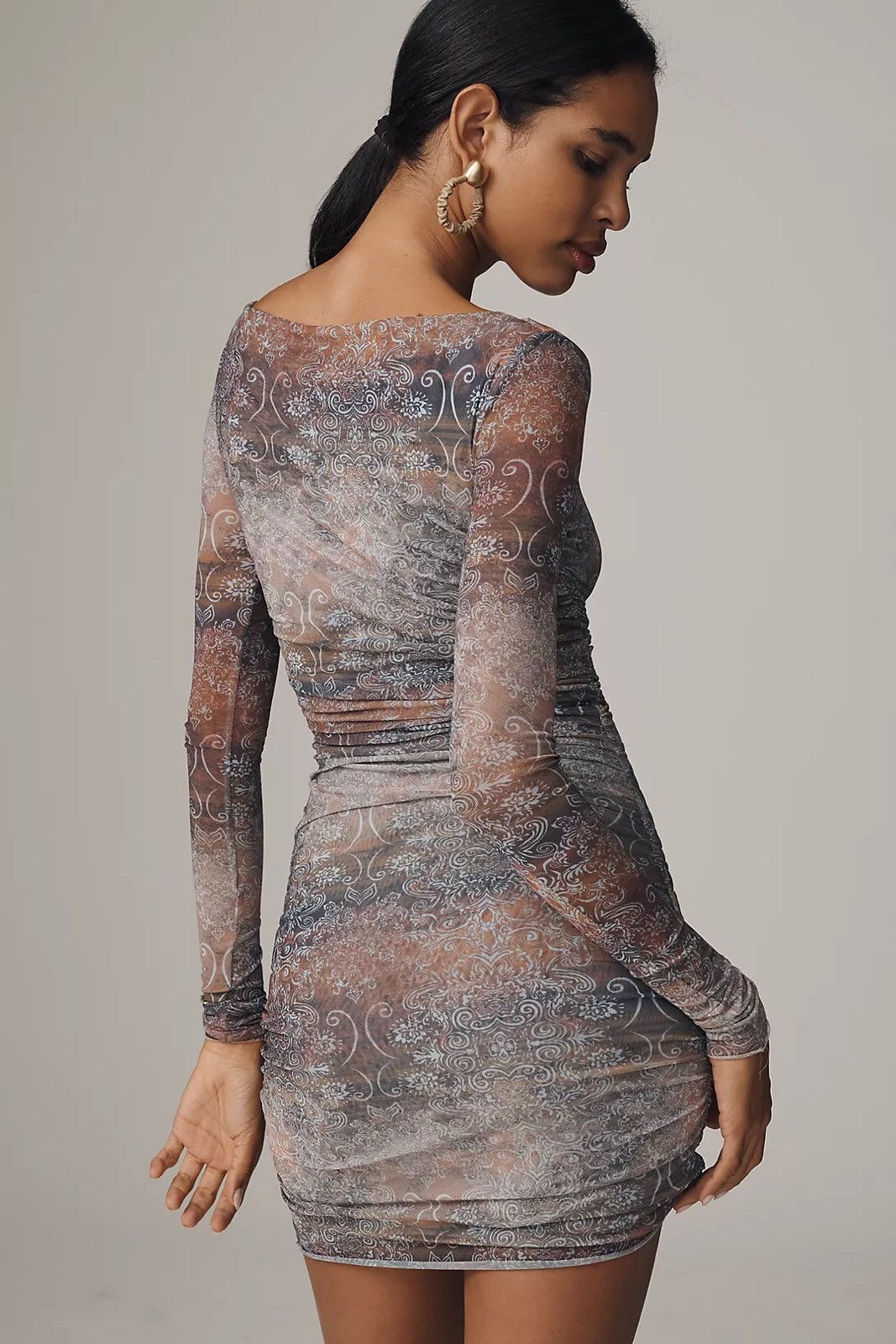 BEC + BRIDGE BEC + BRIDGE Malaya Long-Sleeve Mesh Mini Dress Size XS / US 0-2 / IT 36-38 - 8 Thumbnail