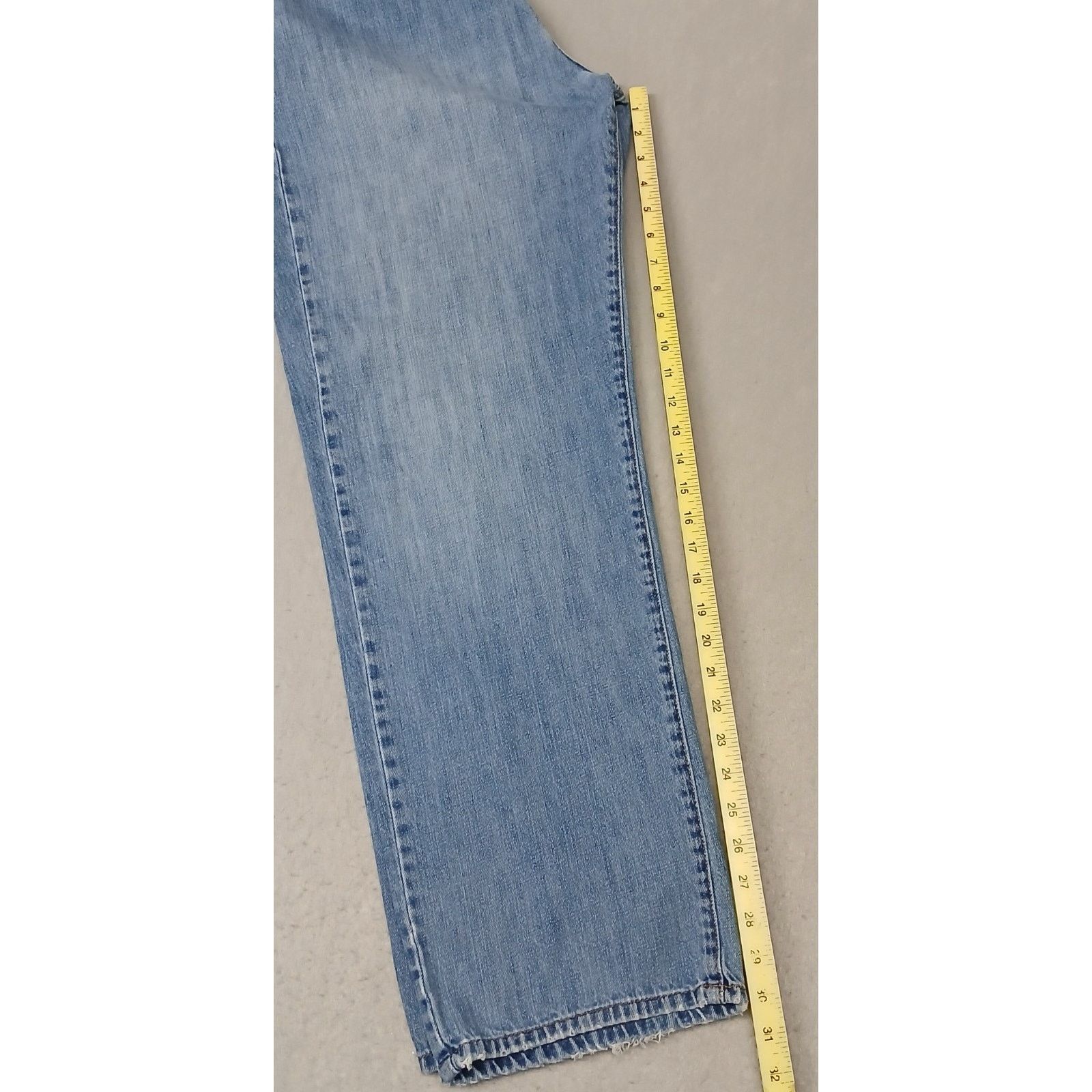 Calvin Klein Calvin Klein (36x30) Relaxed Straight Leg Blue Denim Jeans Size US 36 / EU 52 - 4 Thumbnail