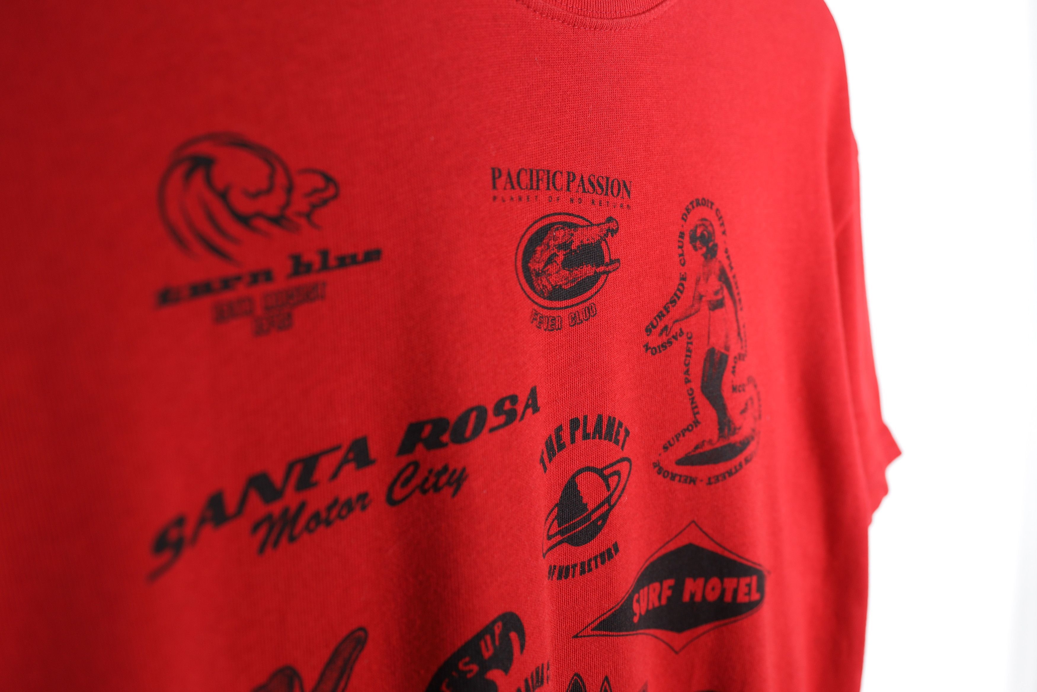 Alexander McQueen Alexander McQueen MCQ Surf Motel Beach Bay Printed Tee Size US M / EU 48-50 / 2 - 4 Thumbnail