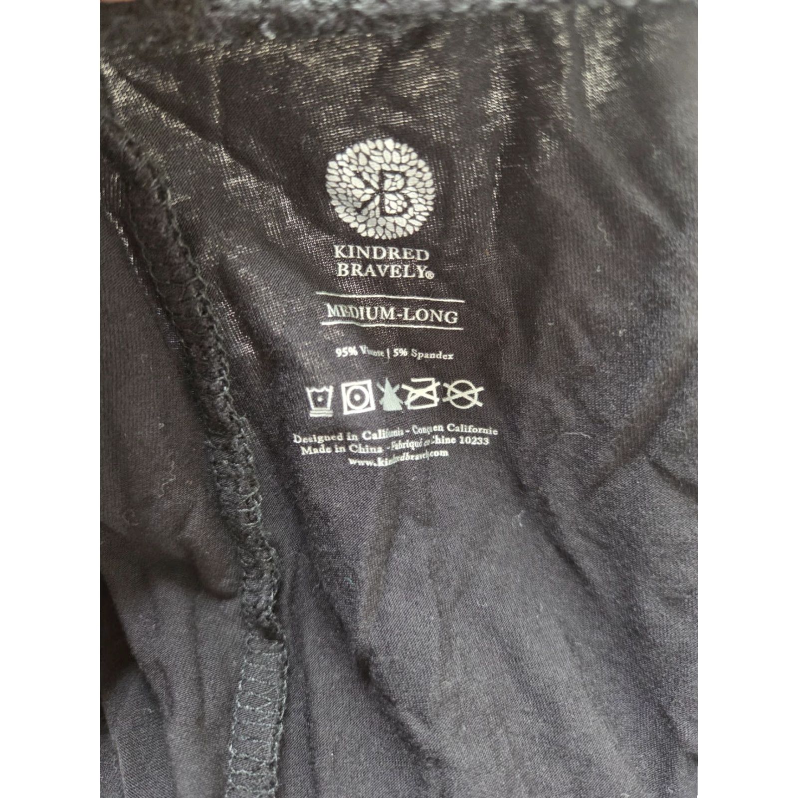 Vintage Kindred Bravely Everyday Lounge Jogger Pants M Long Black Gray Pants Women Jogger Pockets 32-42 Rise 11 Length 33 Size 32" / US 10 / IT 46 - 4 Thumbnail