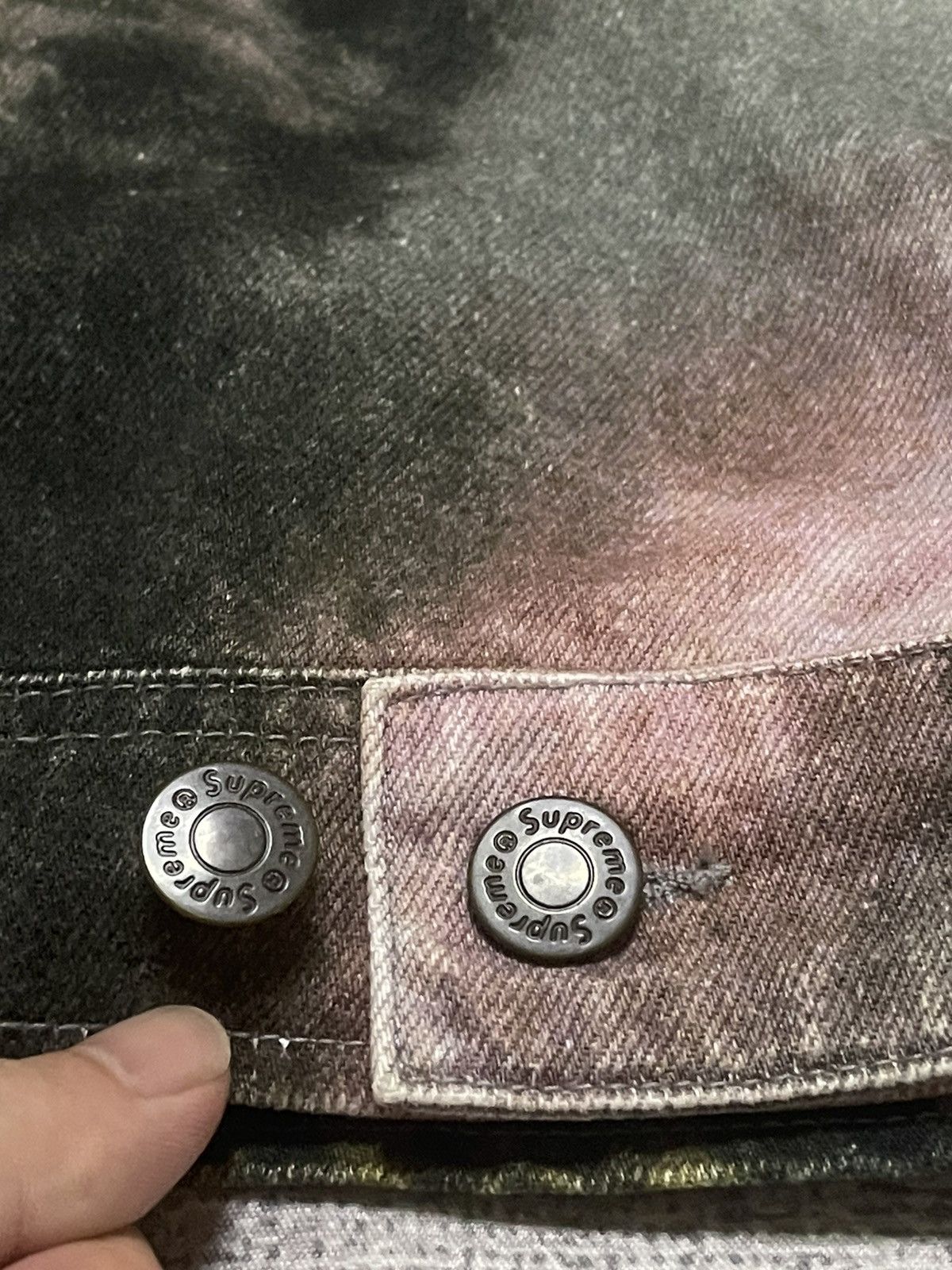 Supreme Supreme mike Kelly AhhYouth! Work denim trucker jacket Size US L / EU 52-54 / 3 - 4 Thumbnail
