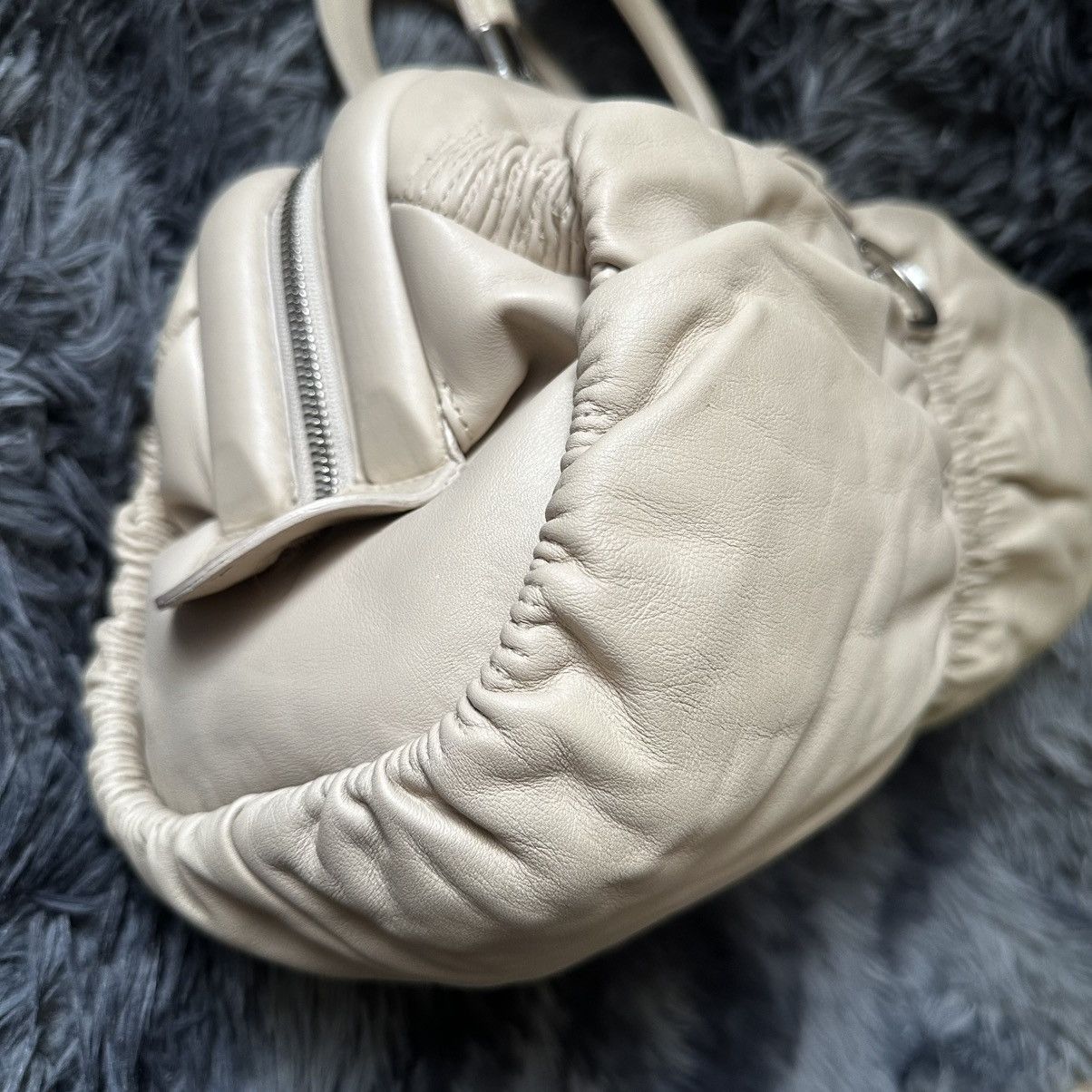 Dior Dior Light Beige Leather Karenina East West Karenina Satchel Size ONE SIZE - 14 Thumbnail