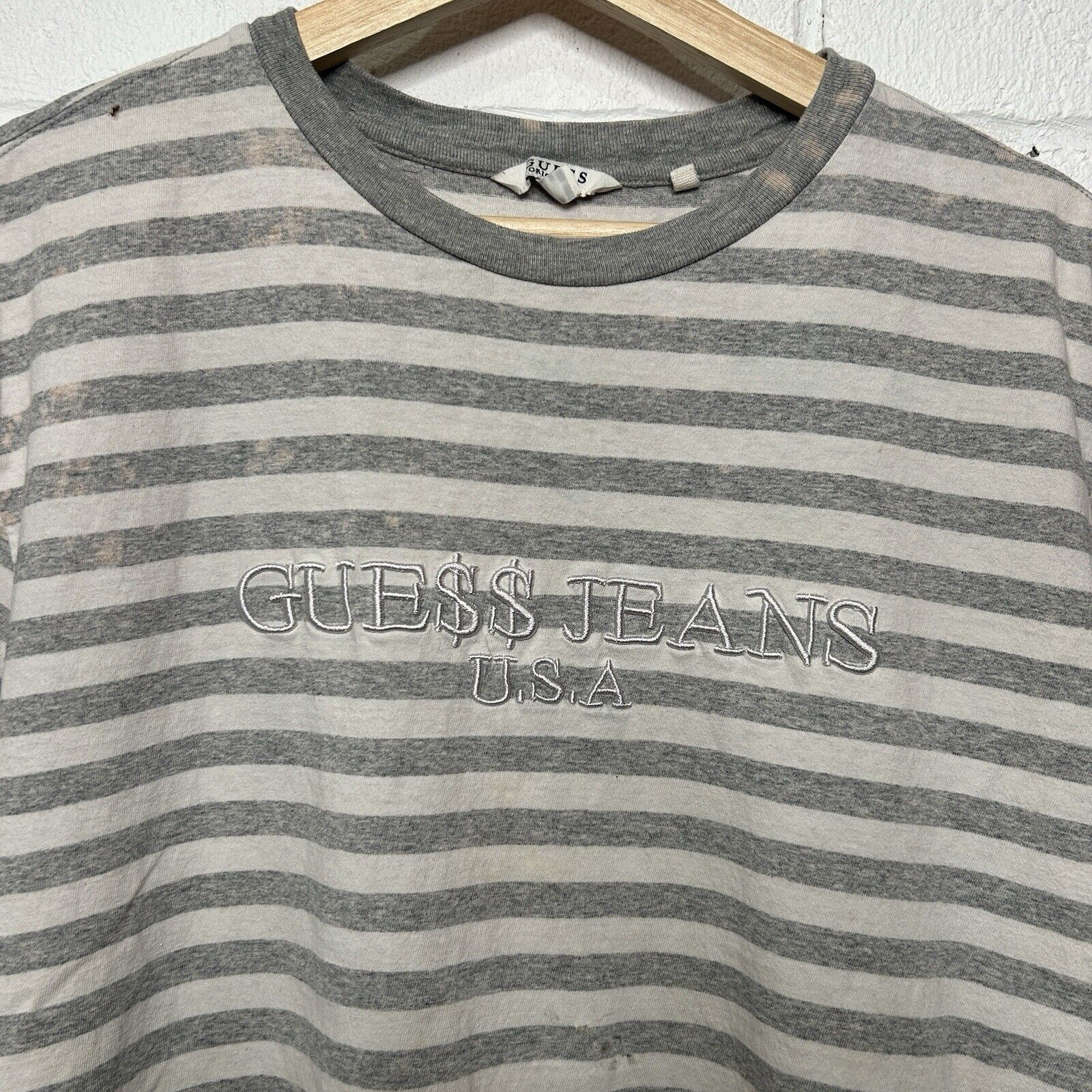 Guess Guess x A$AP Rocky Striped Shirt “Grey” Size US L / EU 52-54 / 3 - 3 Thumbnail