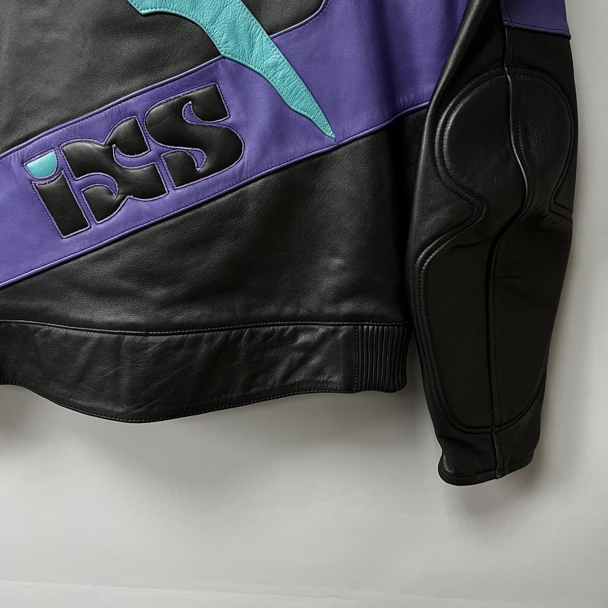 Leather iXS Motorcycle Leather Jacket Racing y2k Size M / US 6-8 / IT 42-44 - 17 Thumbnail
