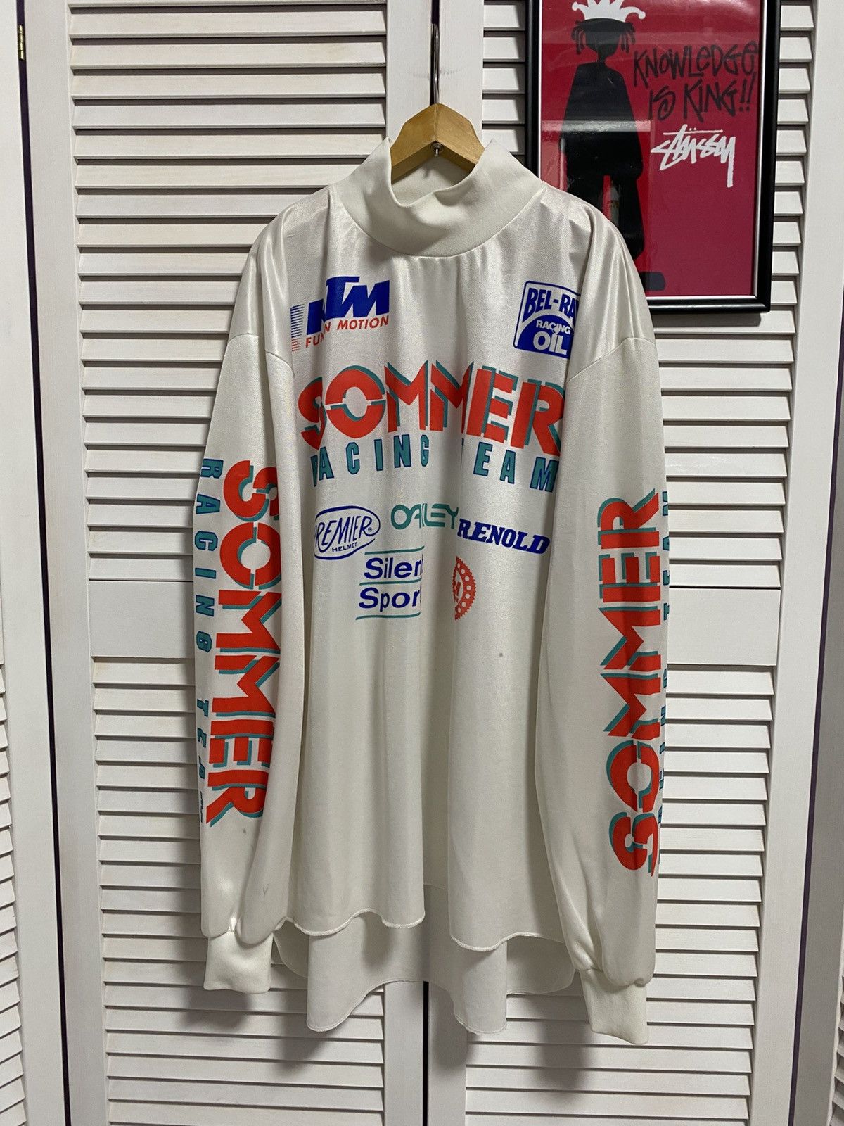 Formula 1 Vintage KTM Sommer Racing Team Motocross Jersey Rare Size US XL / EU 56 / 4 - 1 Thumbnail