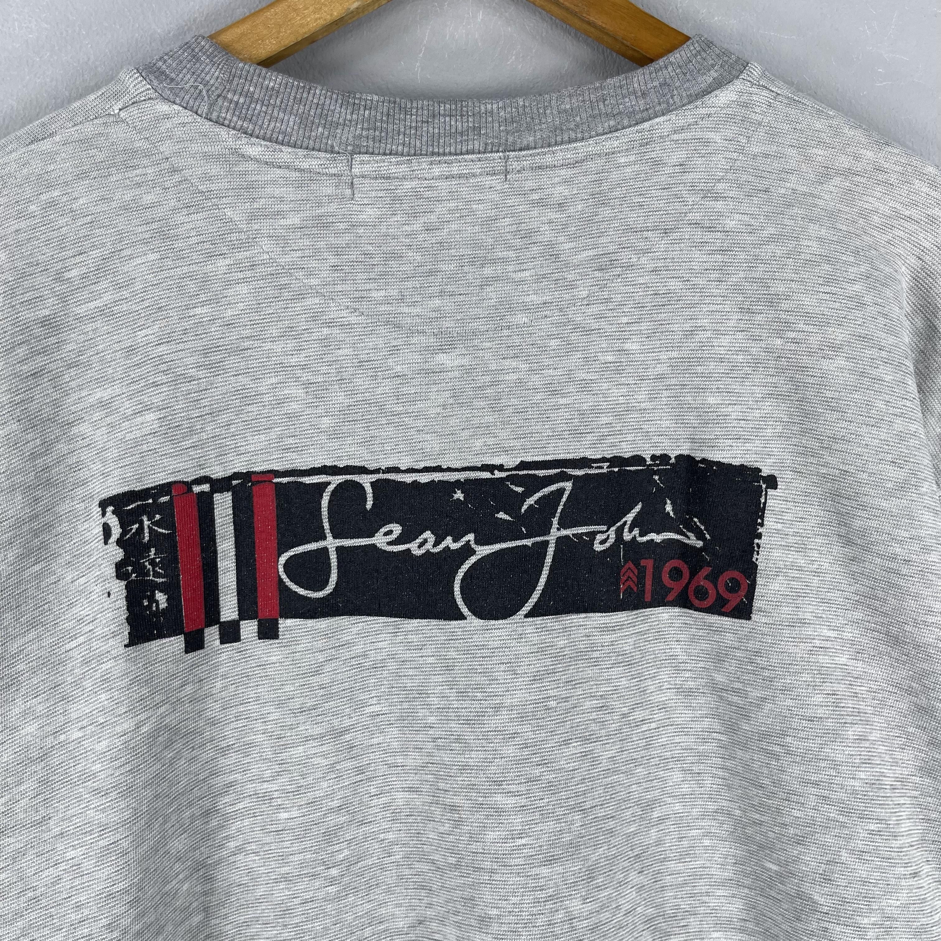 Sean John Vintage 1990s SEAN JOHN Hip Hop Spell Out Sweatshirt Size US L / EU 52-54 / 3 - 7 Thumbnail