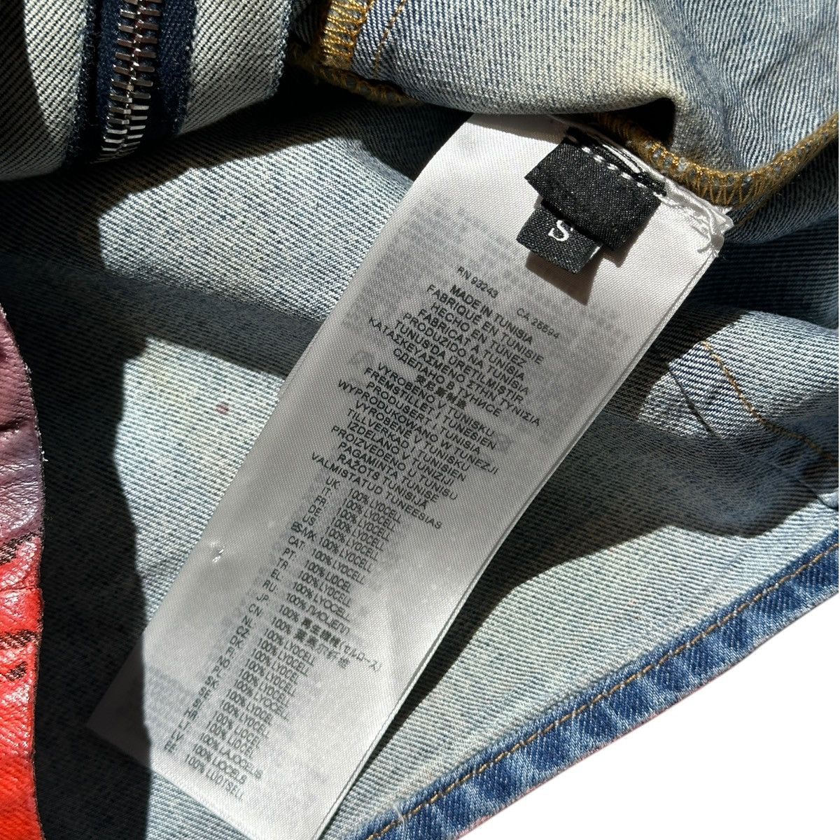Diesel $1,275 Runway diesel de smiley mouth denim jacket Size S / US 4 / IT 40 - 6 Thumbnail