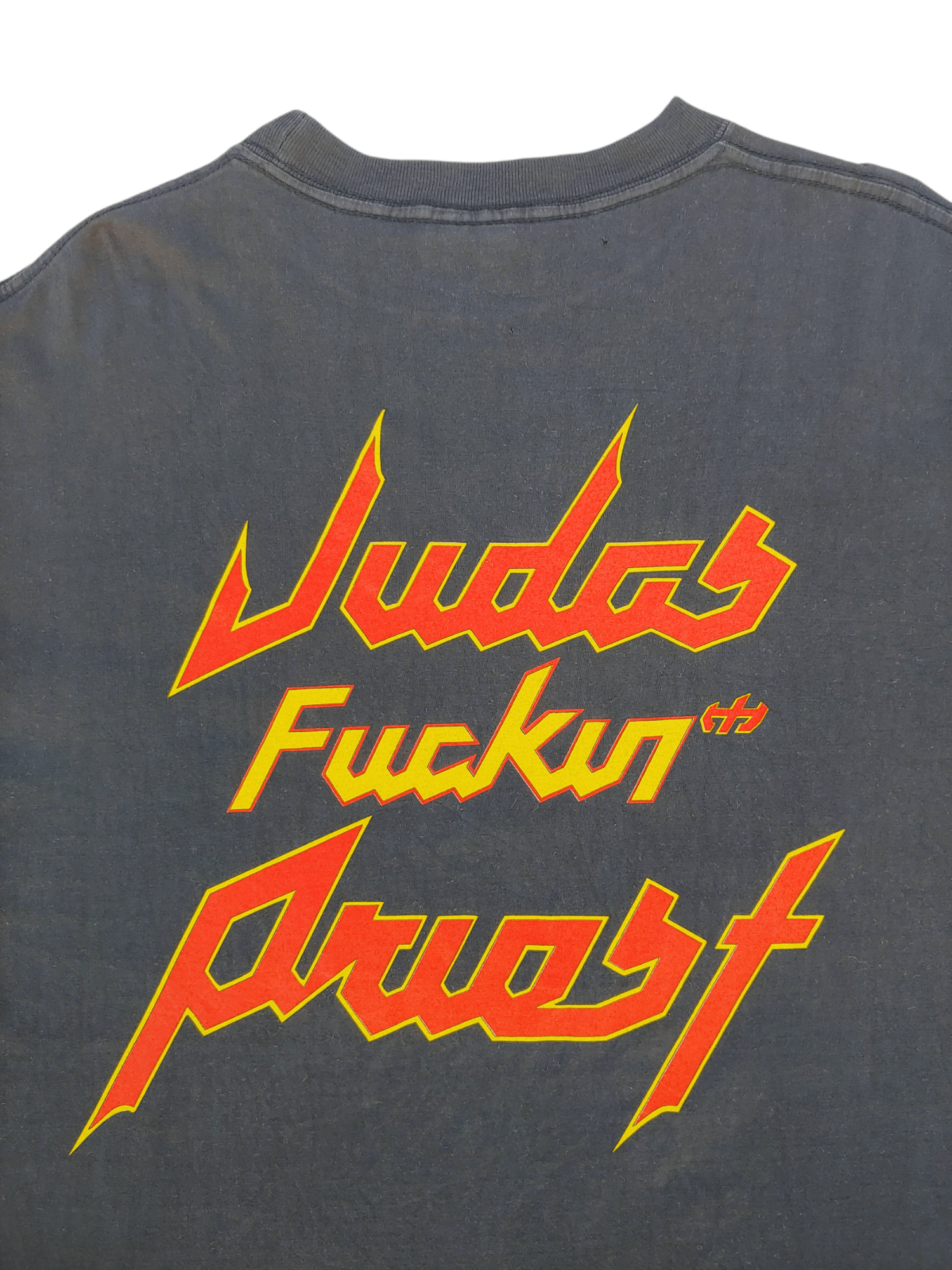 Band Tees Rare Vintage 90s Judas Fuckin' Priest Rock Band T Shirt Size US L / EU 52-54 / 3 - 4 Thumbnail