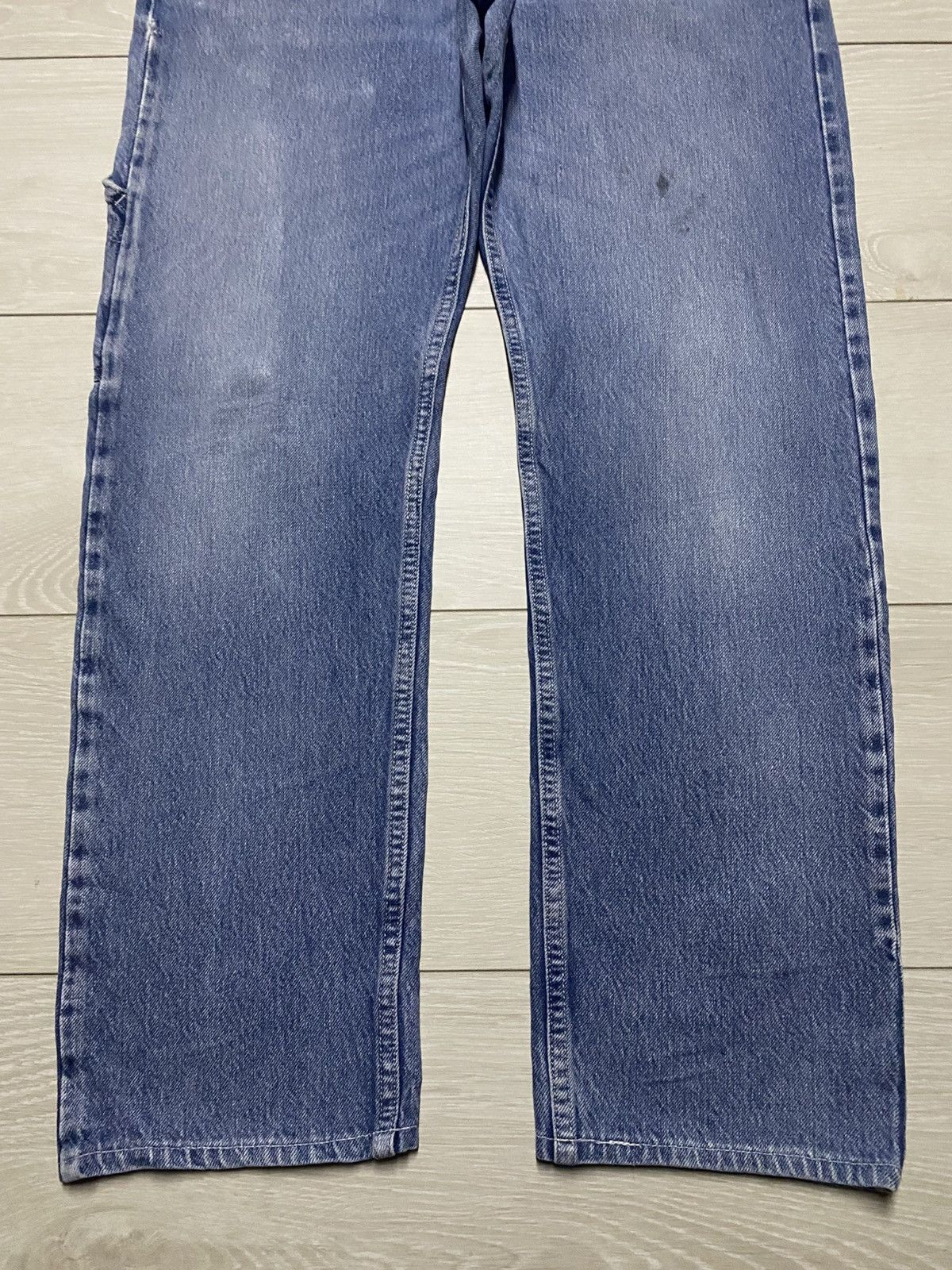 Levi's Vintage Levis 502 Y2K Carpenter Faded Wash Taperred Leg Jean Size US 32 / EU 48 - 5 Thumbnail