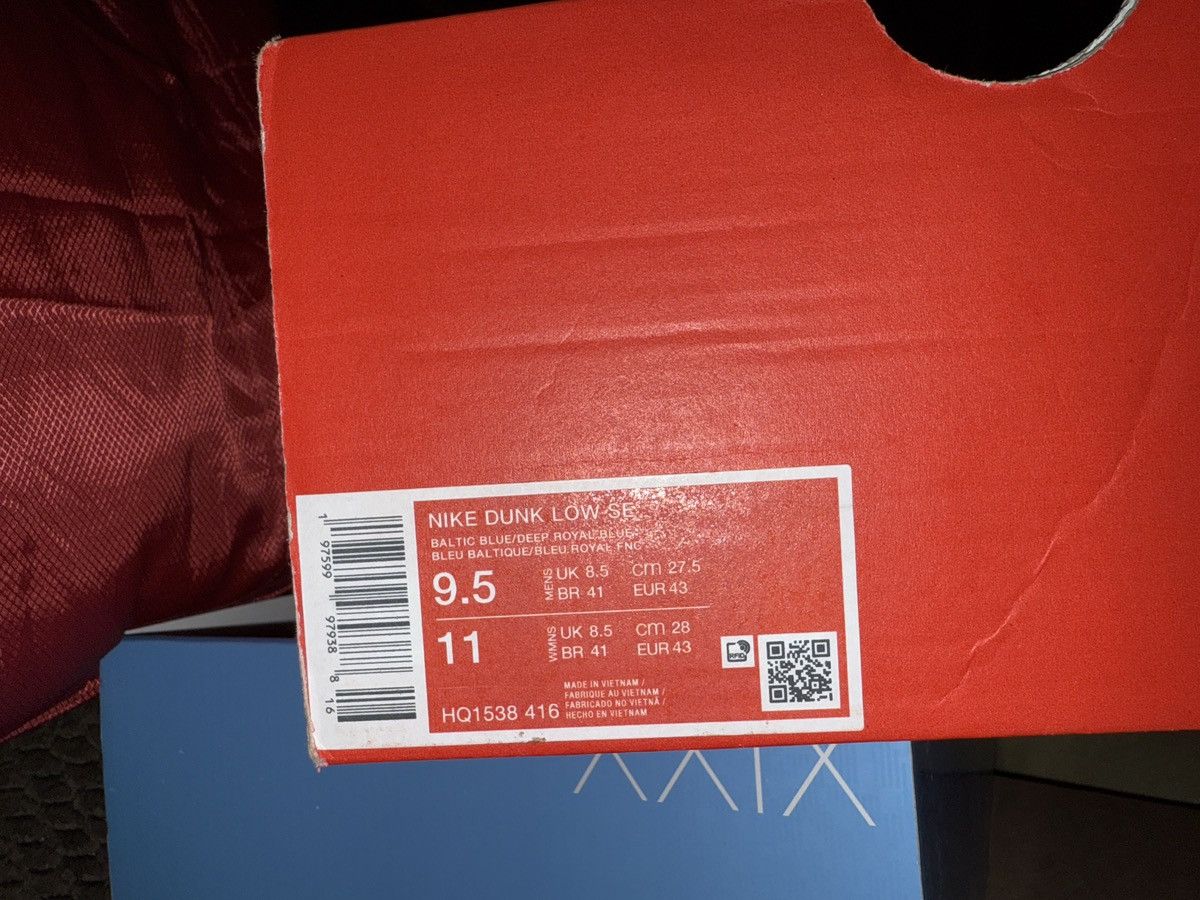 Nike Nike Dunk Low SE “Baltic Blue/Total Orange” NEW! box-no lid Size US 9.5 / EU 42-43 - 3 Thumbnail