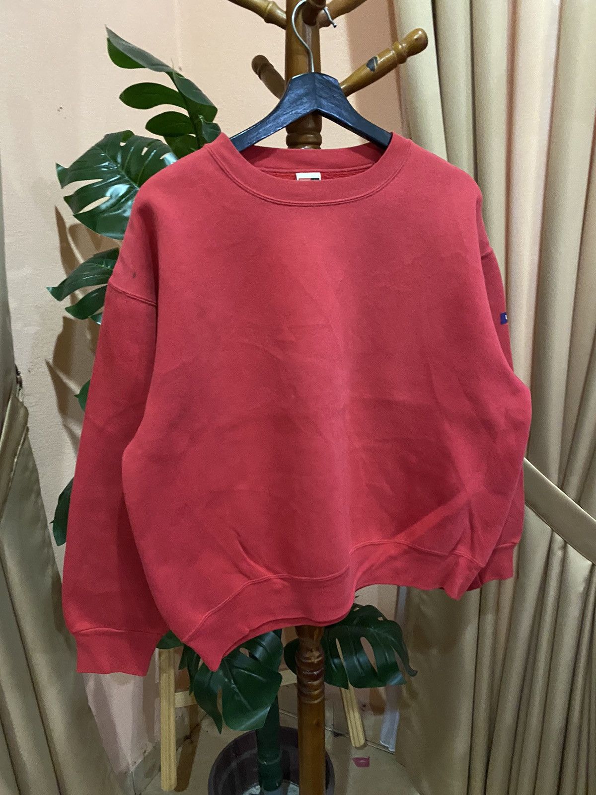Edwin Vintage Edwin Sportswear Red Crewneck Sweatshirt Size US L / EU 52-54 / 3 - 3 Thumbnail
