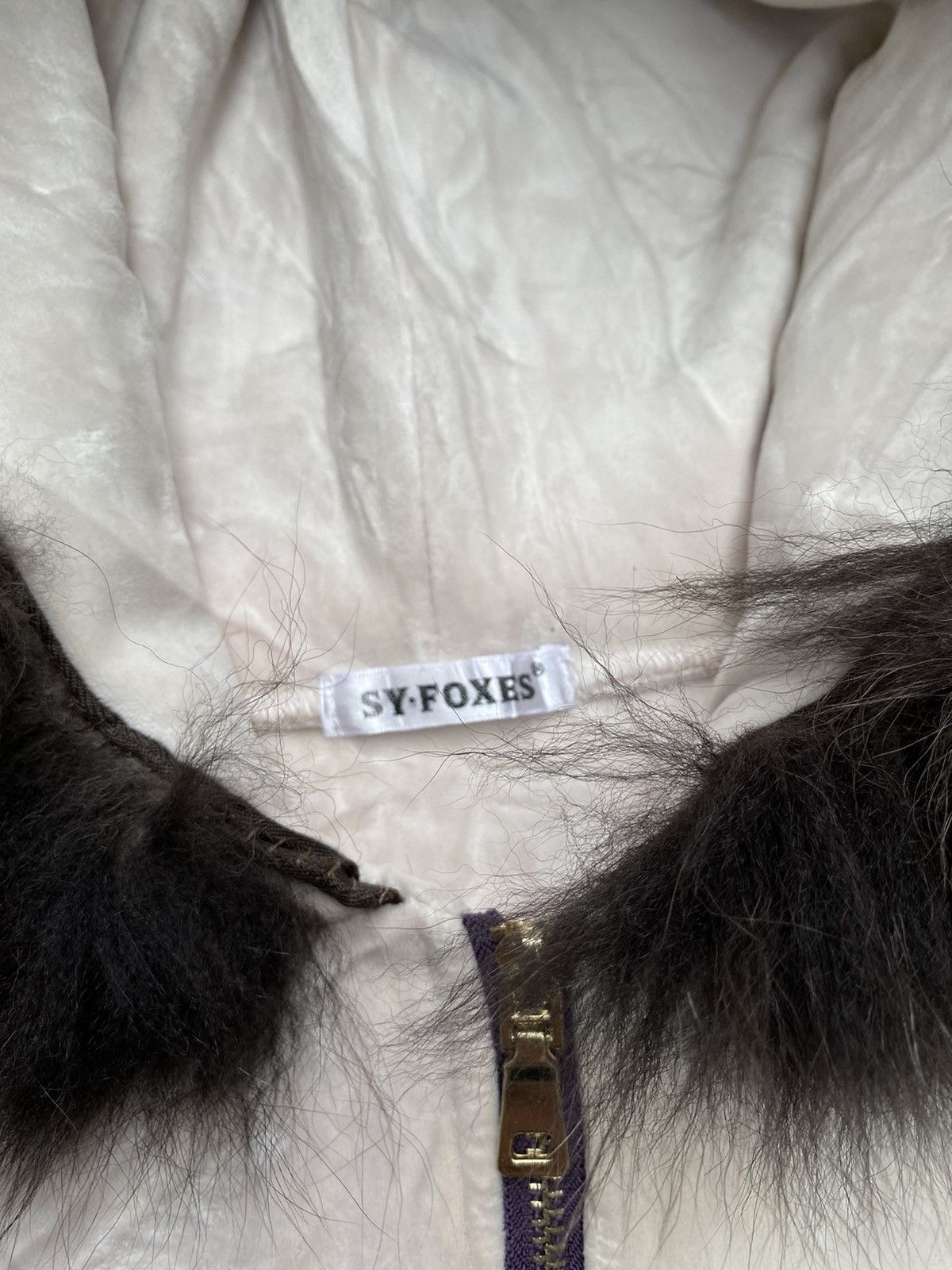 If Six Was Nine × Japanese Brand × Le Grande Bleu (L.G.B.) Fur hoodie velvet SY FOXES ifsixwasnine lgb style Size US S / EU 44-46 / 1 - 4 Thumbnail
