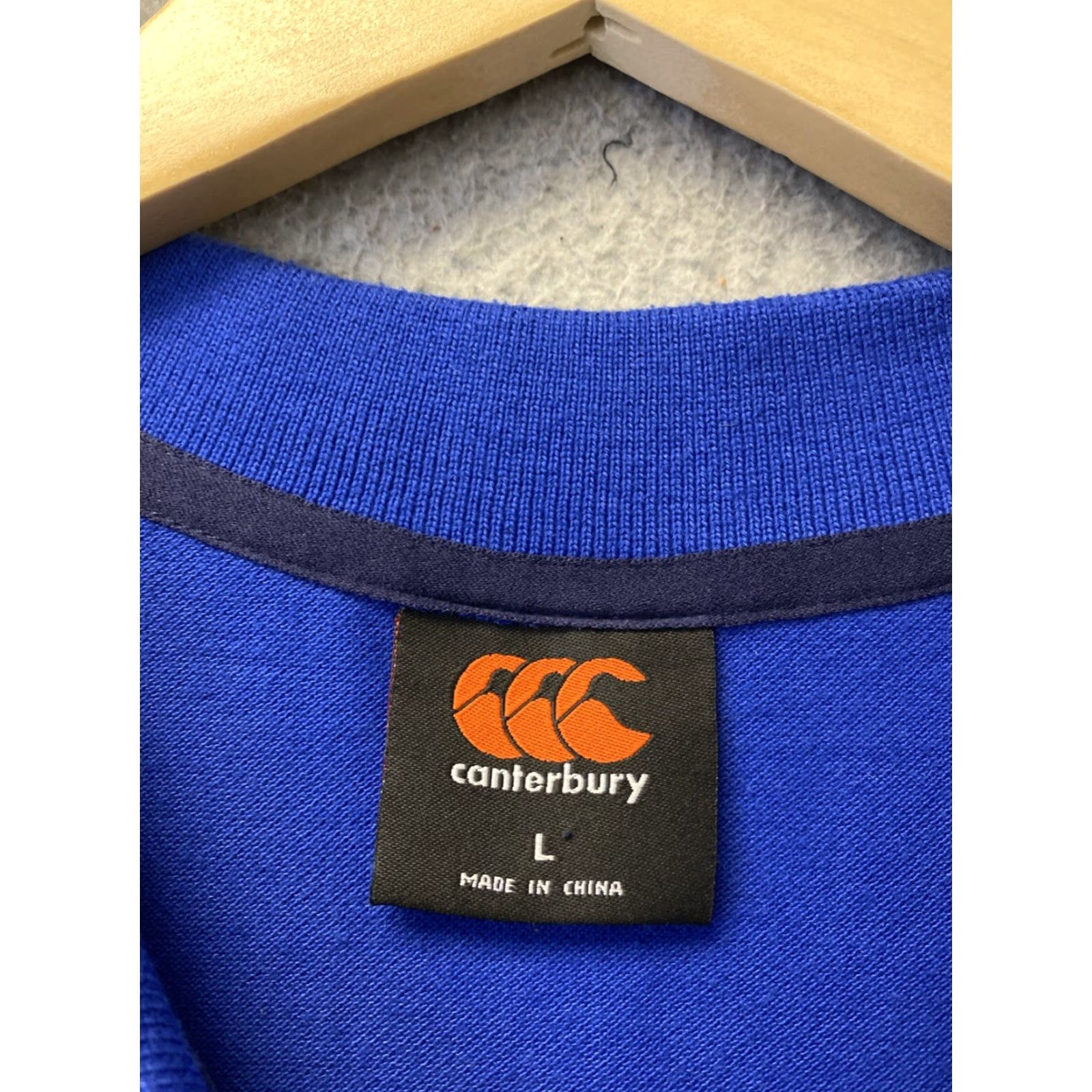 Vintage Canterbury Polo Shirt Men L Royal Blue Solid Golf Rugby Casual Size US L / EU 52-54 / 3 - 5 Thumbnail