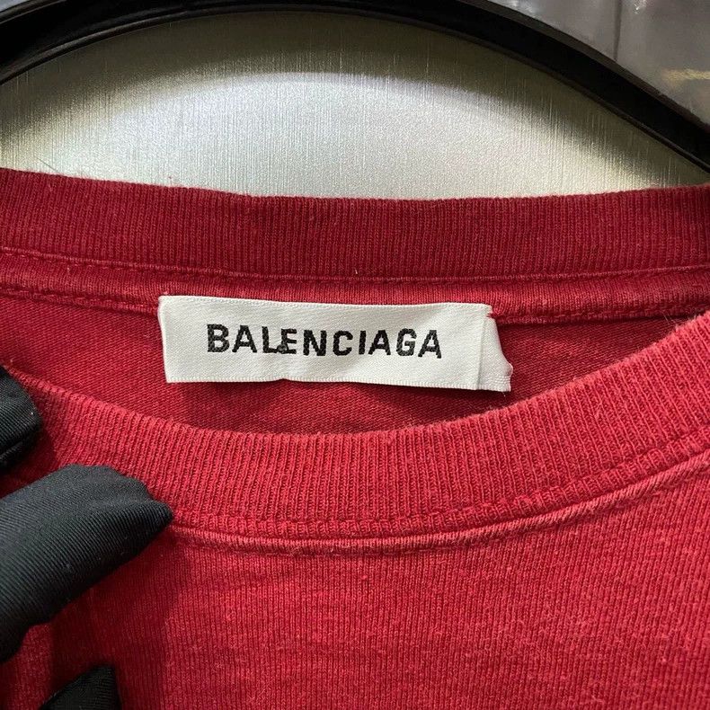 Balenciaga Balenciaga Burgundy Base Black Label Wheat Double B Letter Size US S / EU 44-46 / 1 - 3 Thumbnail