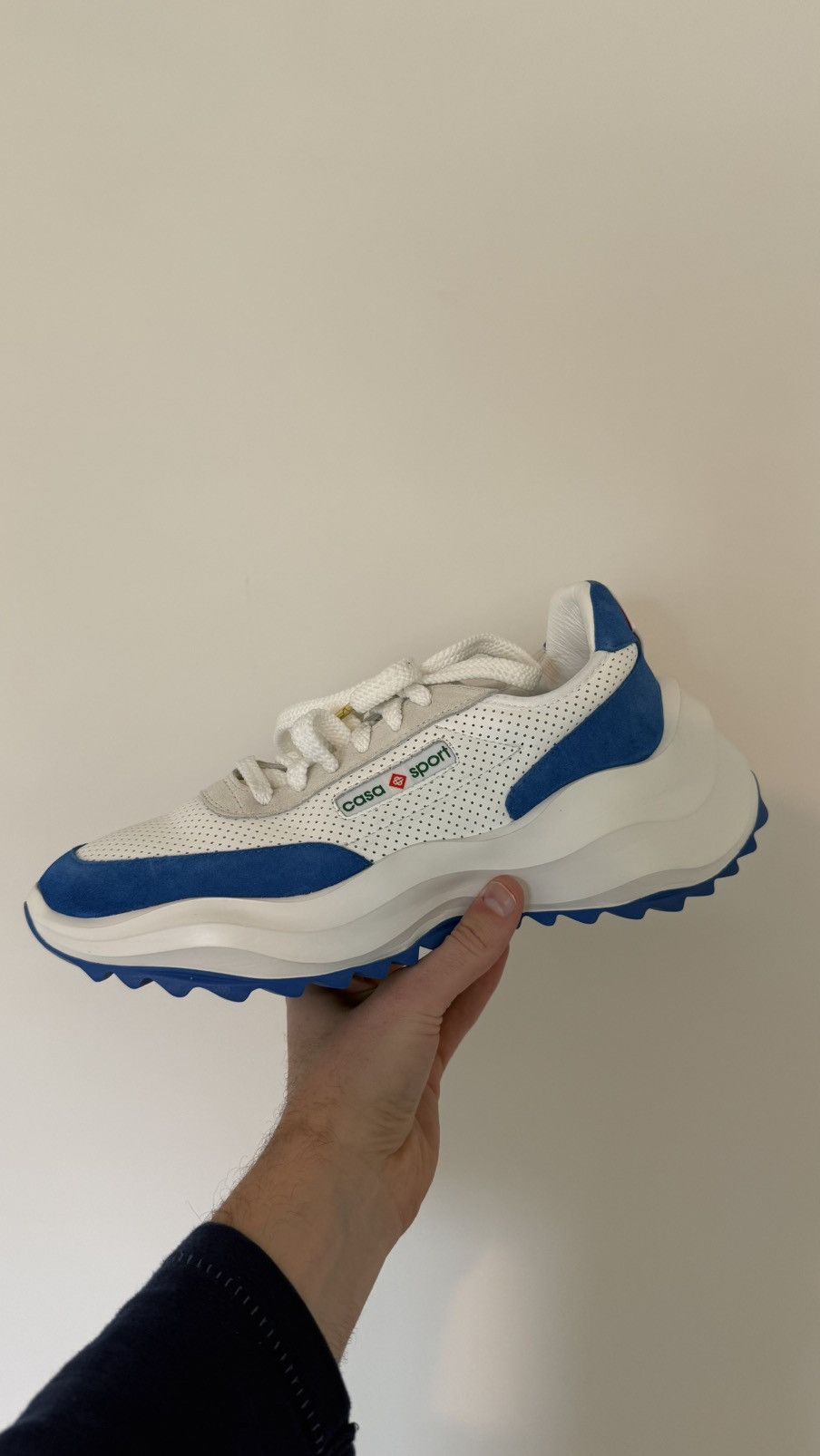Casablanca Casablanca Atlantis White Blue Sneakers Size US 10 / EU 43 - 1 Thumbnail