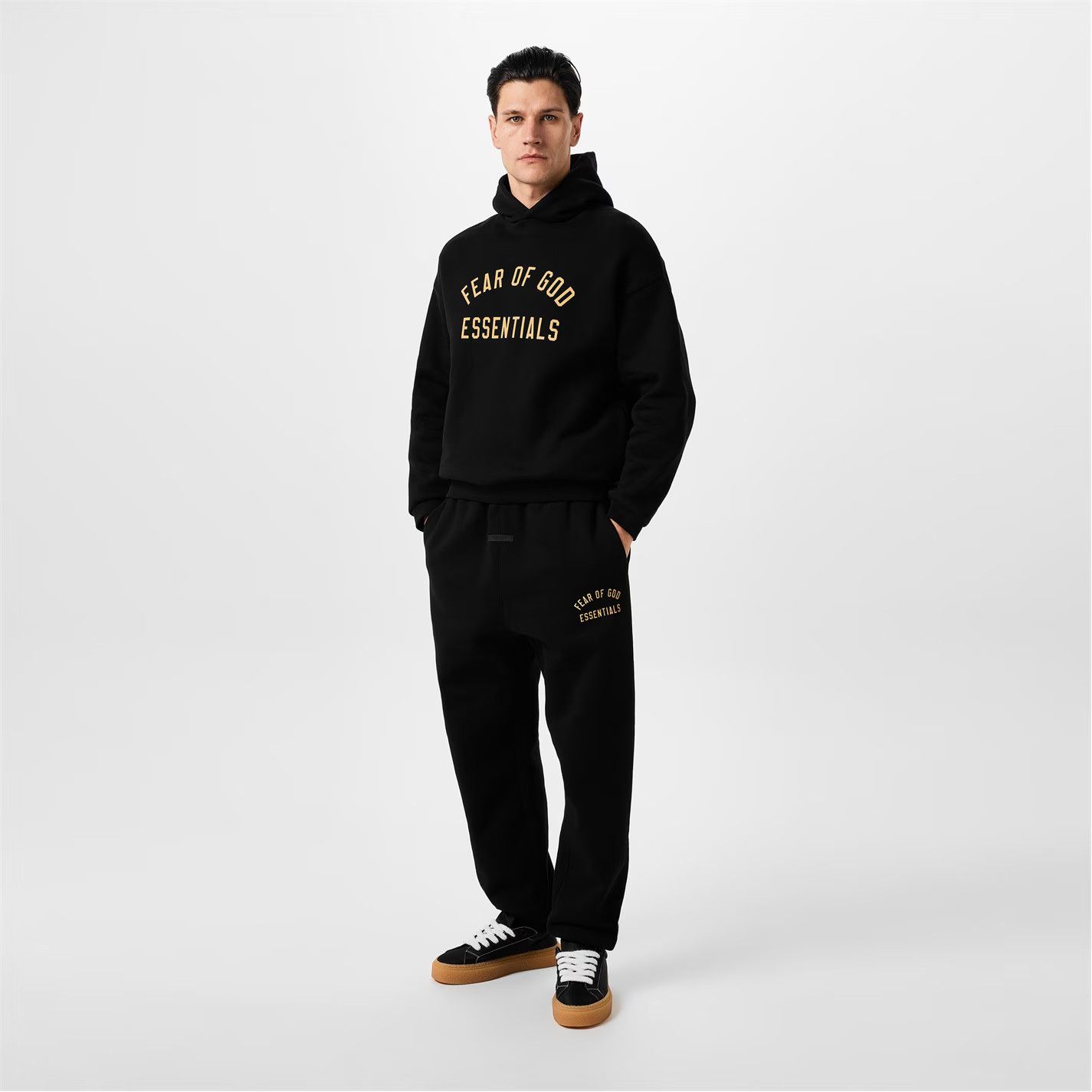 Fear of God o1g2r1mq0426 Fleece Hoodie in Black Size US XS / EU 42 / 0 - 6 Thumbnail