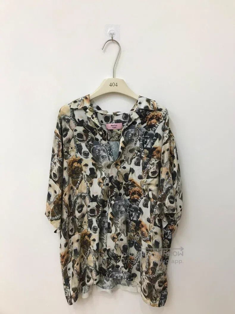 Martine Rose Martine Rose Dog short-sleeved shirt Hawaiian shirt Size US L / EU 52-54 / 3 - 1 Thumbnail
