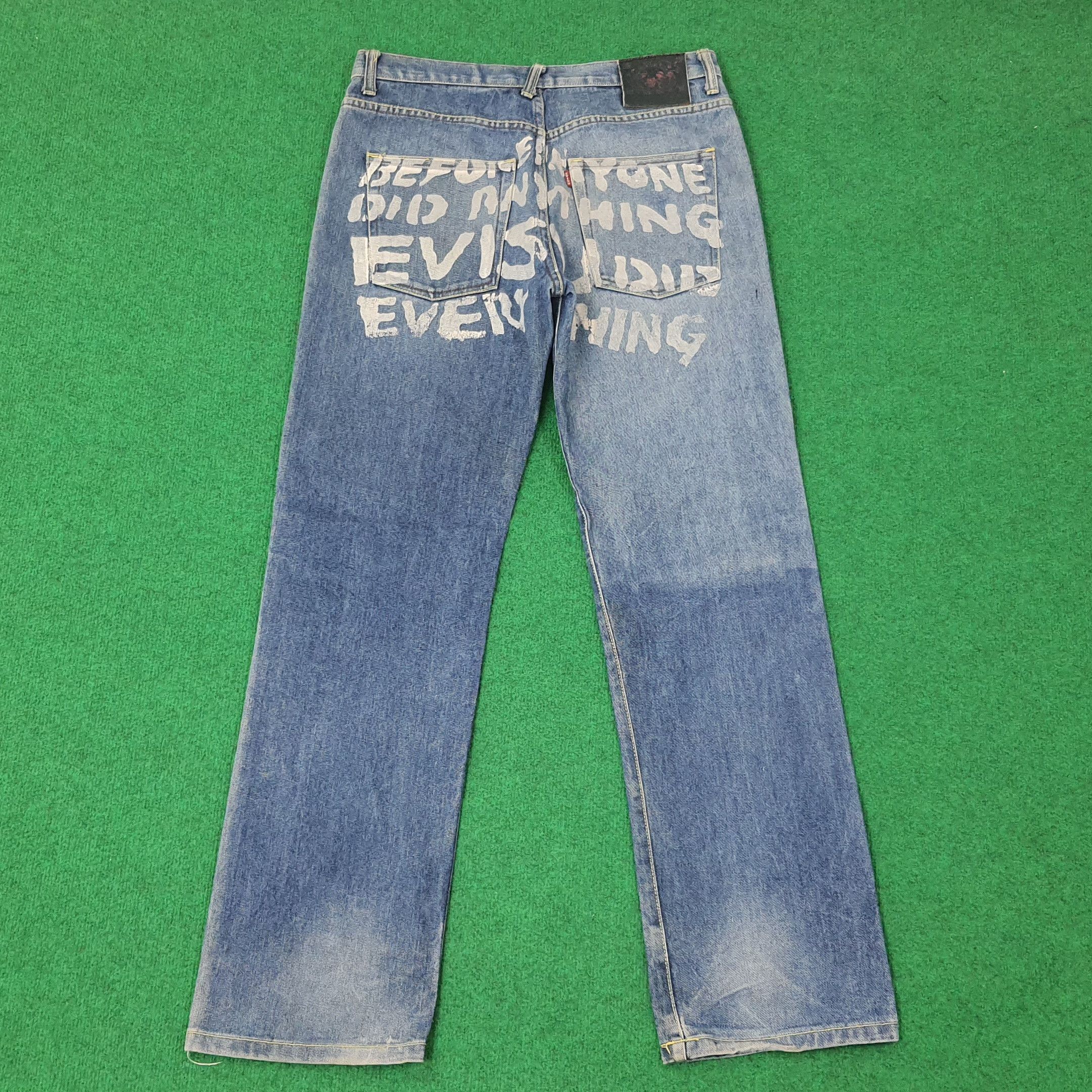 Japanese Brand Vintage Evisu x Doraemon Rare Custom Daicock Jeans C244N25 Size US 32 / EU 48 - 1 Thumbnail