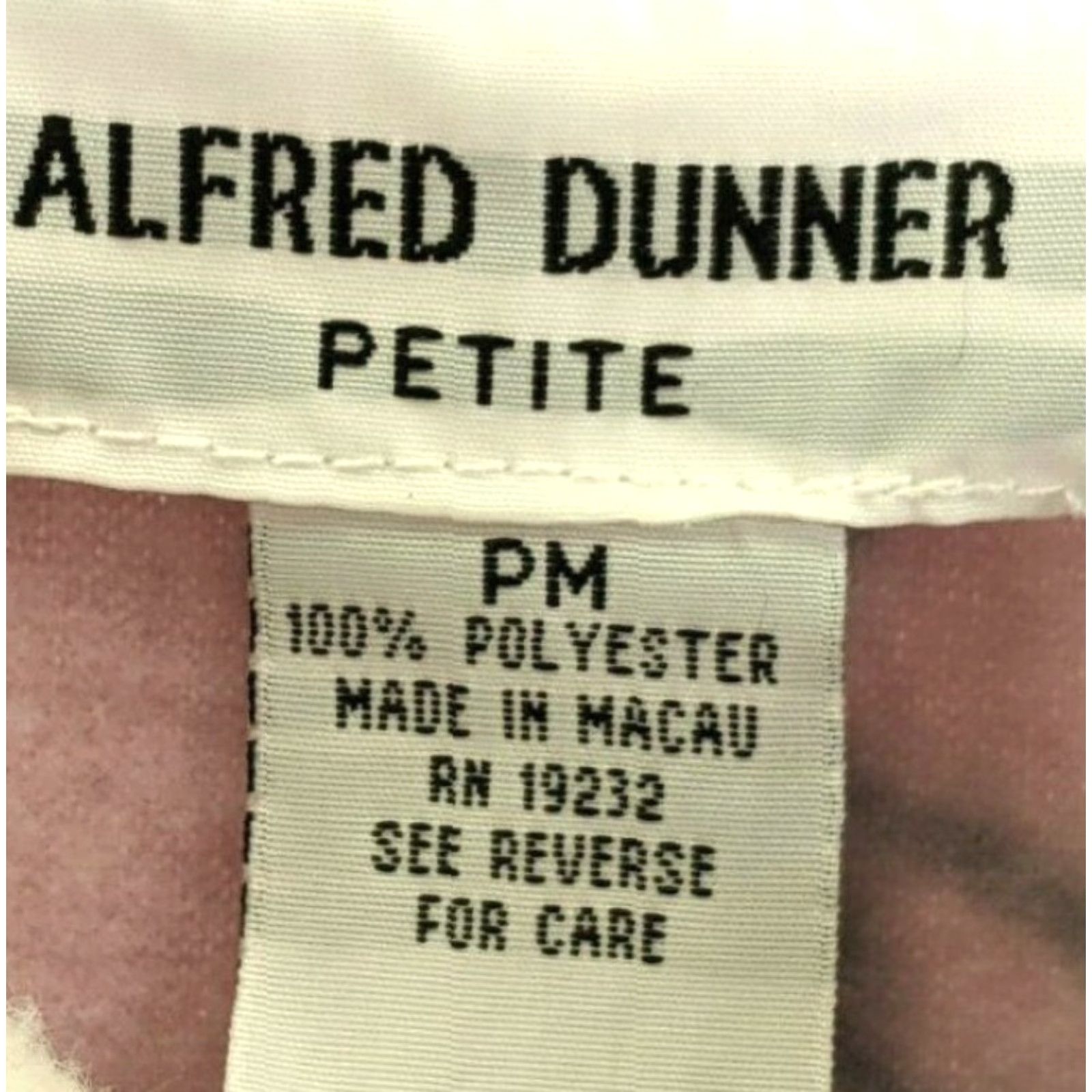 Vintage Alfred Dunner Petite Geometric Pastel Floral Womens Sz PM Zip Sweater Jacket A21 Size M / US 6-8 / IT 42-44 - 4 Thumbnail