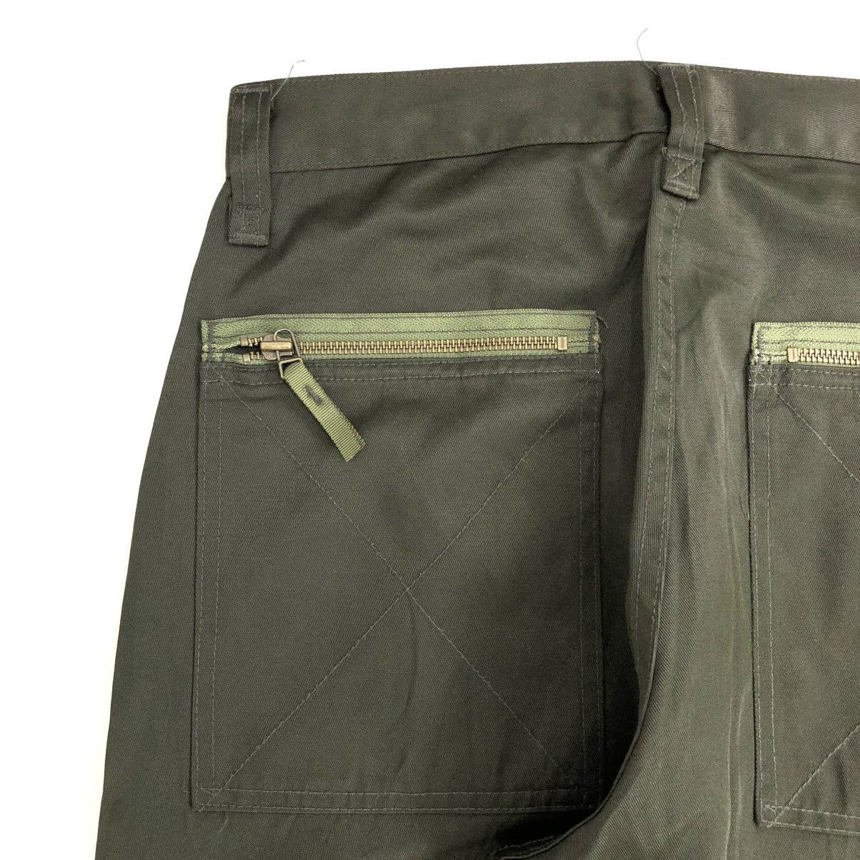If Six Was Nine × Japanese Brand × Le Grande Bleu (L.G.B.) Vintage Bobson Big Pocket Bondage Cargo Olive Green Pants Size US 29 - 12 Thumbnail