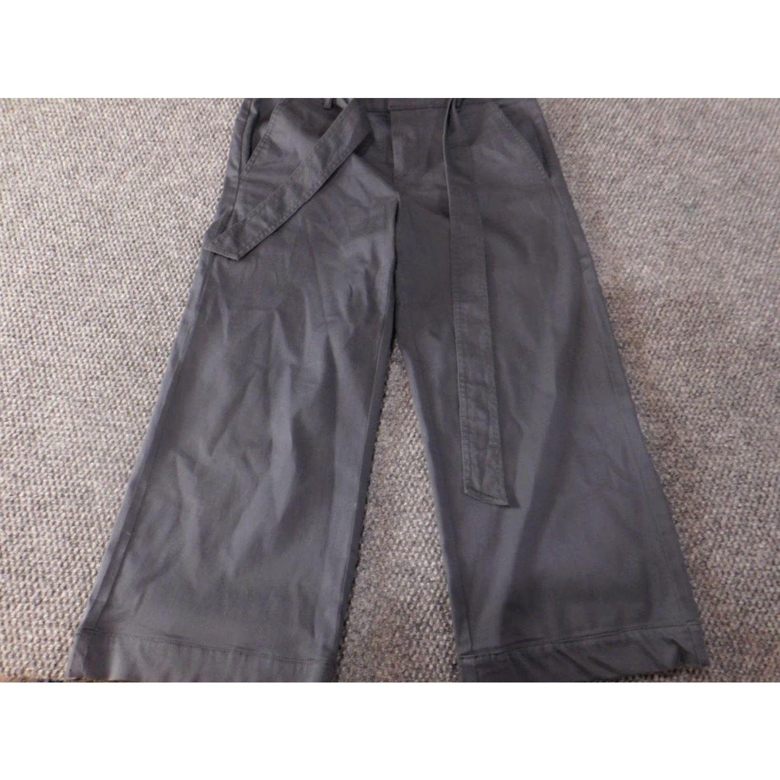 Vintage Loft Womens Pants 4 Blue Straight Crop Belt Casual Classic Chino Pants Size 4 Blue Regular Womens Size 30" / US 8 / IT 44 - 7 Thumbnail