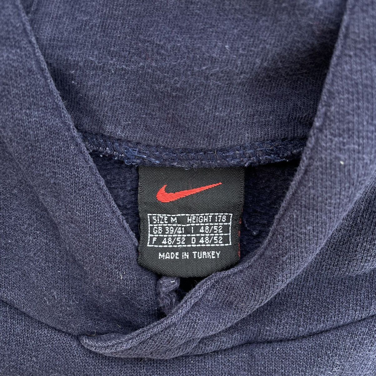 Nike × Vintage Vintage Hoodie Nike Athletic Centre Logo 90s USA Trashed Y2K Size US M / EU 48-50 / 2 - 16 Thumbnail
