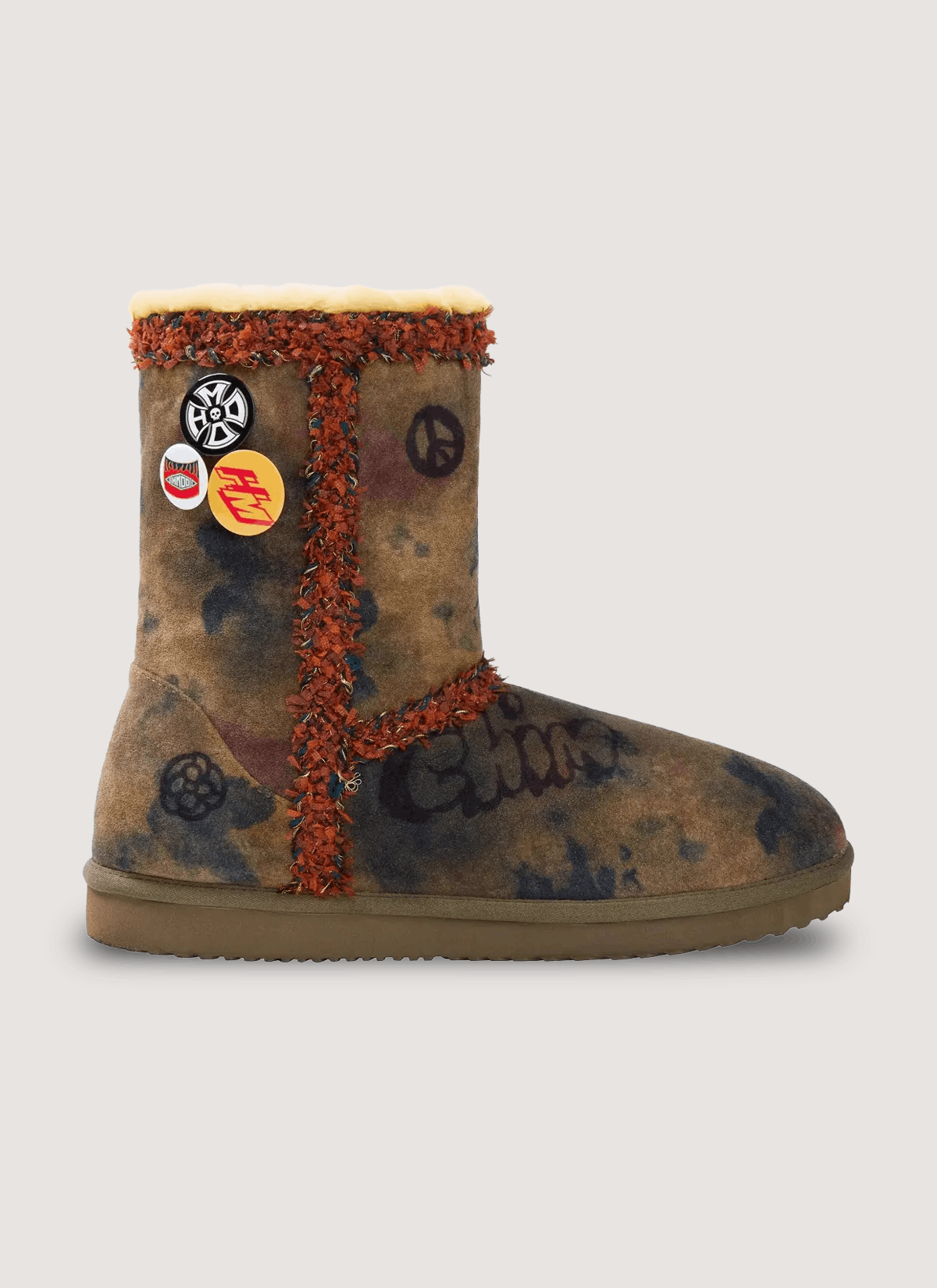 HMDD Graffiti Boots Tan Size US 6 / EU 39 - 1 Preview
